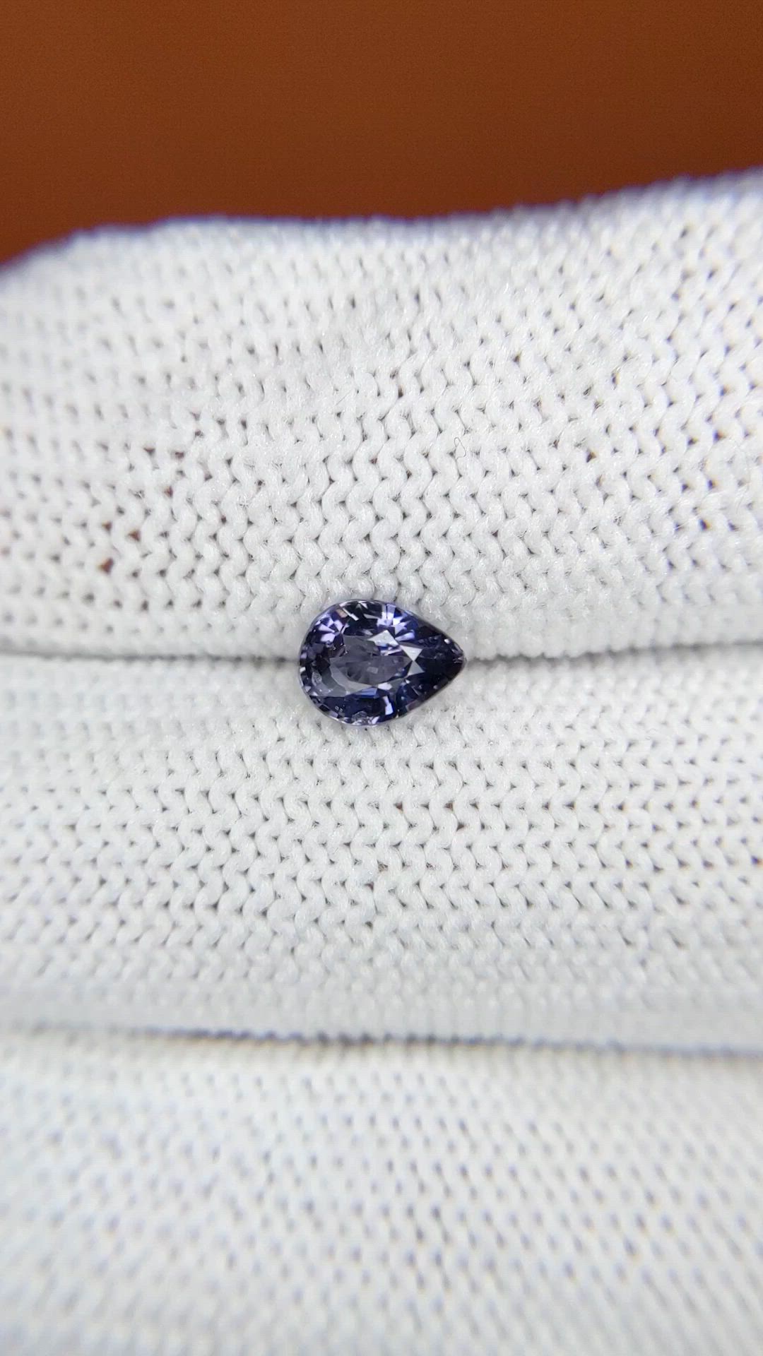 0.73 Ct. Purplish Blue Spinel from Ceylon (Sri Lanka) Size Video