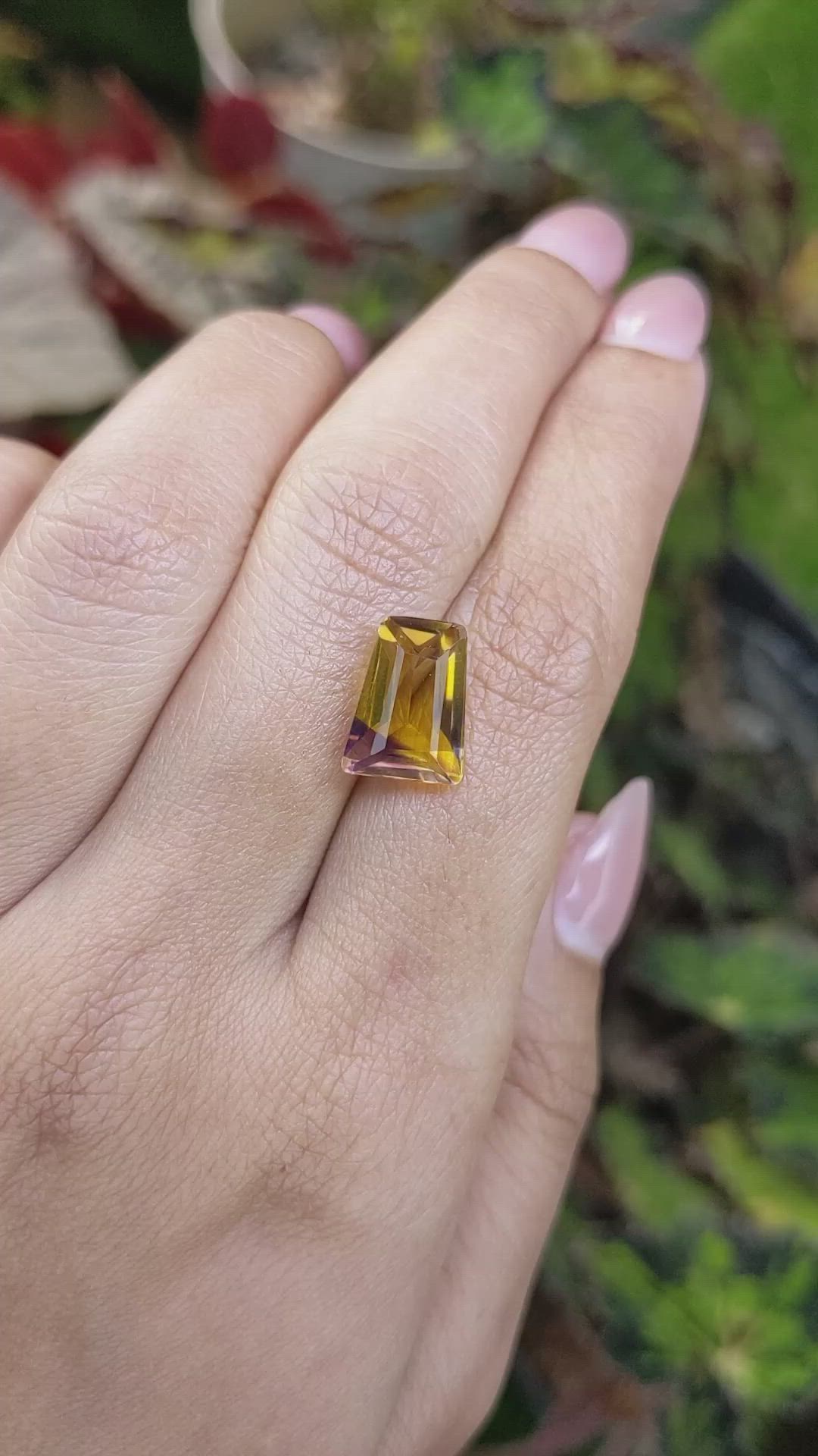 5.02 Ct. Bi Color Ametrine from Brazil Size Video