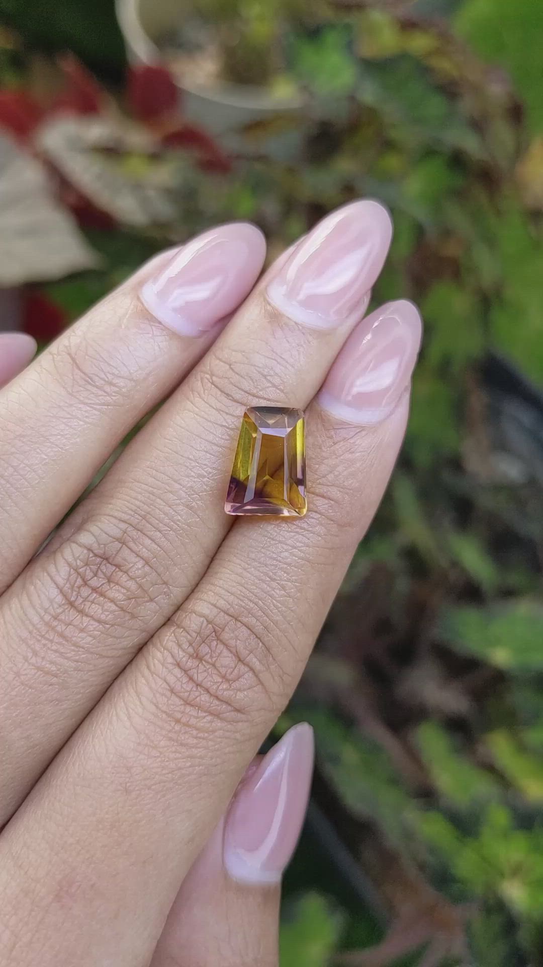 5.02 Ct. Bi Color Ametrine from Brazil Size Video