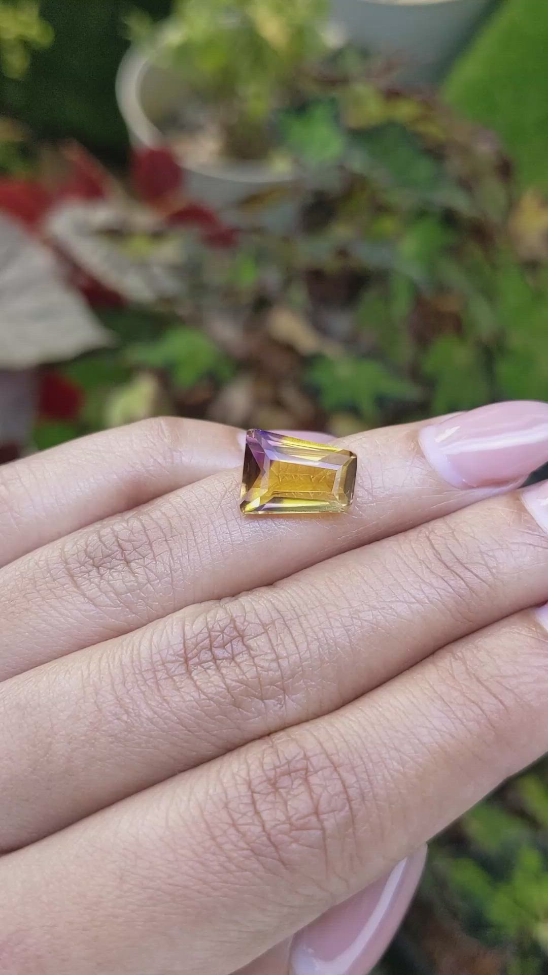 5.02 Ct. Bi Color Ametrine from Brazil Size Video