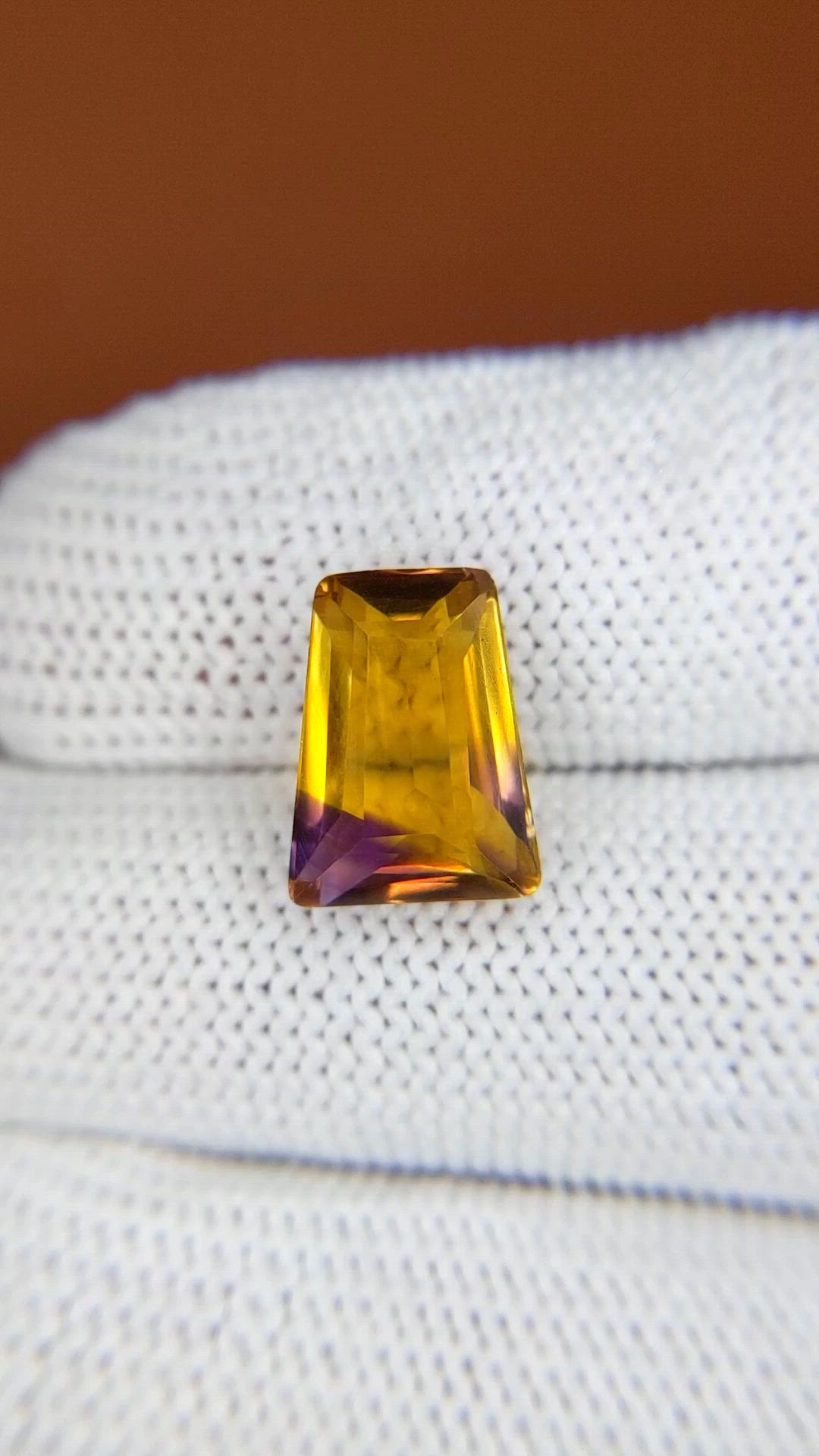 5.02 Ct. Bi Color Ametrine from Brazil Size Video