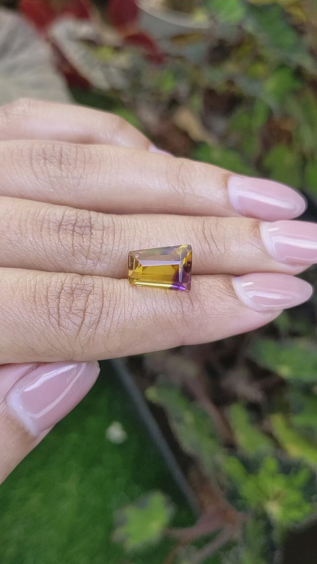 5.02 Ct. Bi Color Ametrine from Brazil Size Video
