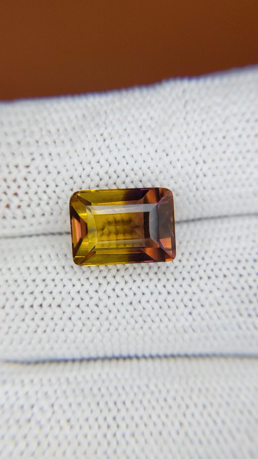 5.63 Ct. Bi Color Ametrine from Brazil Size Video