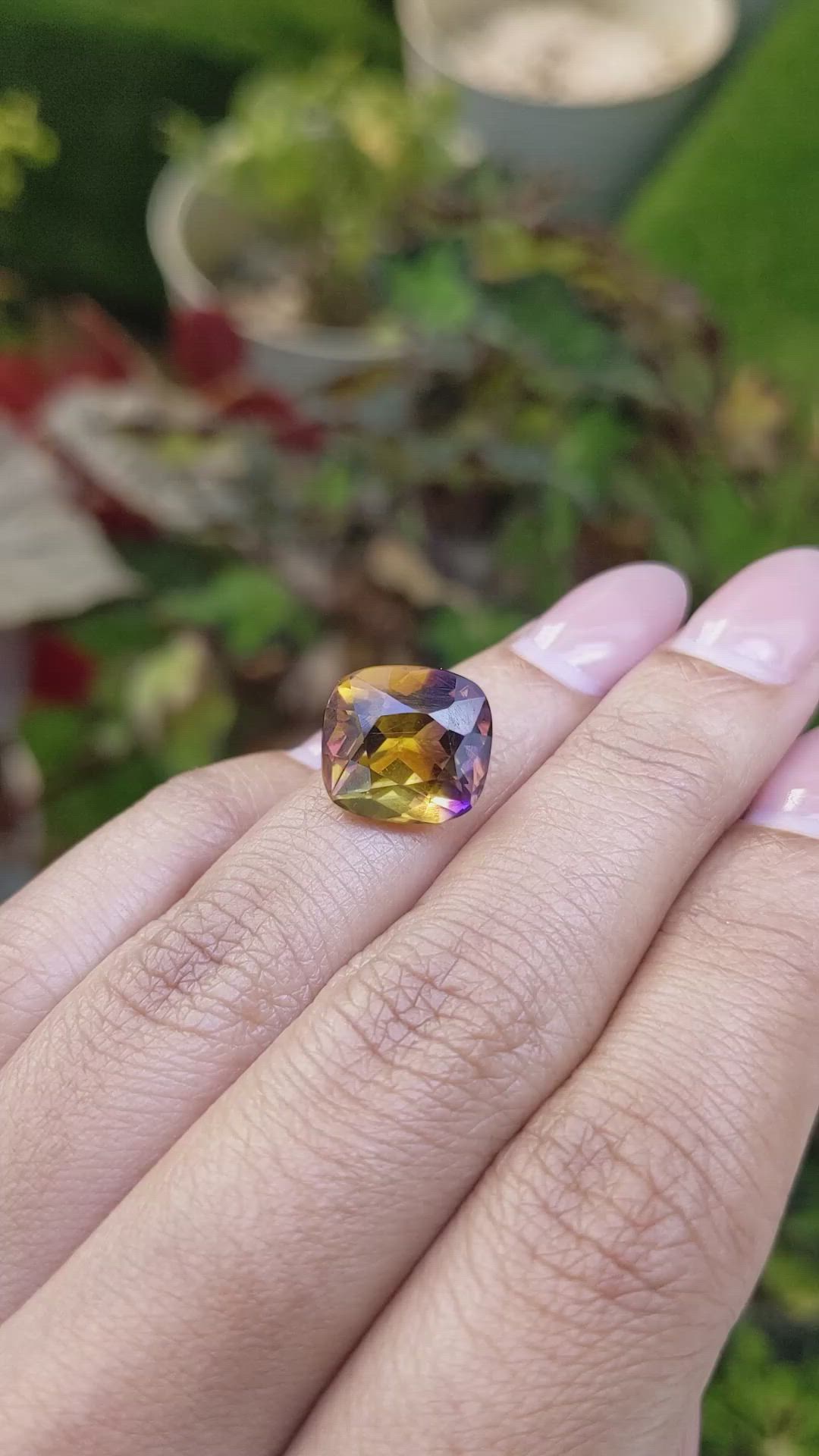 7.23 Ct. Bi Color Ametrine from Brazil Size Video