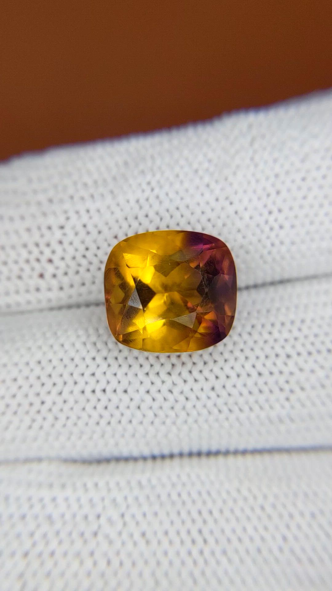 7.23 Ct. Bi Color Ametrine from Brazil Size Video