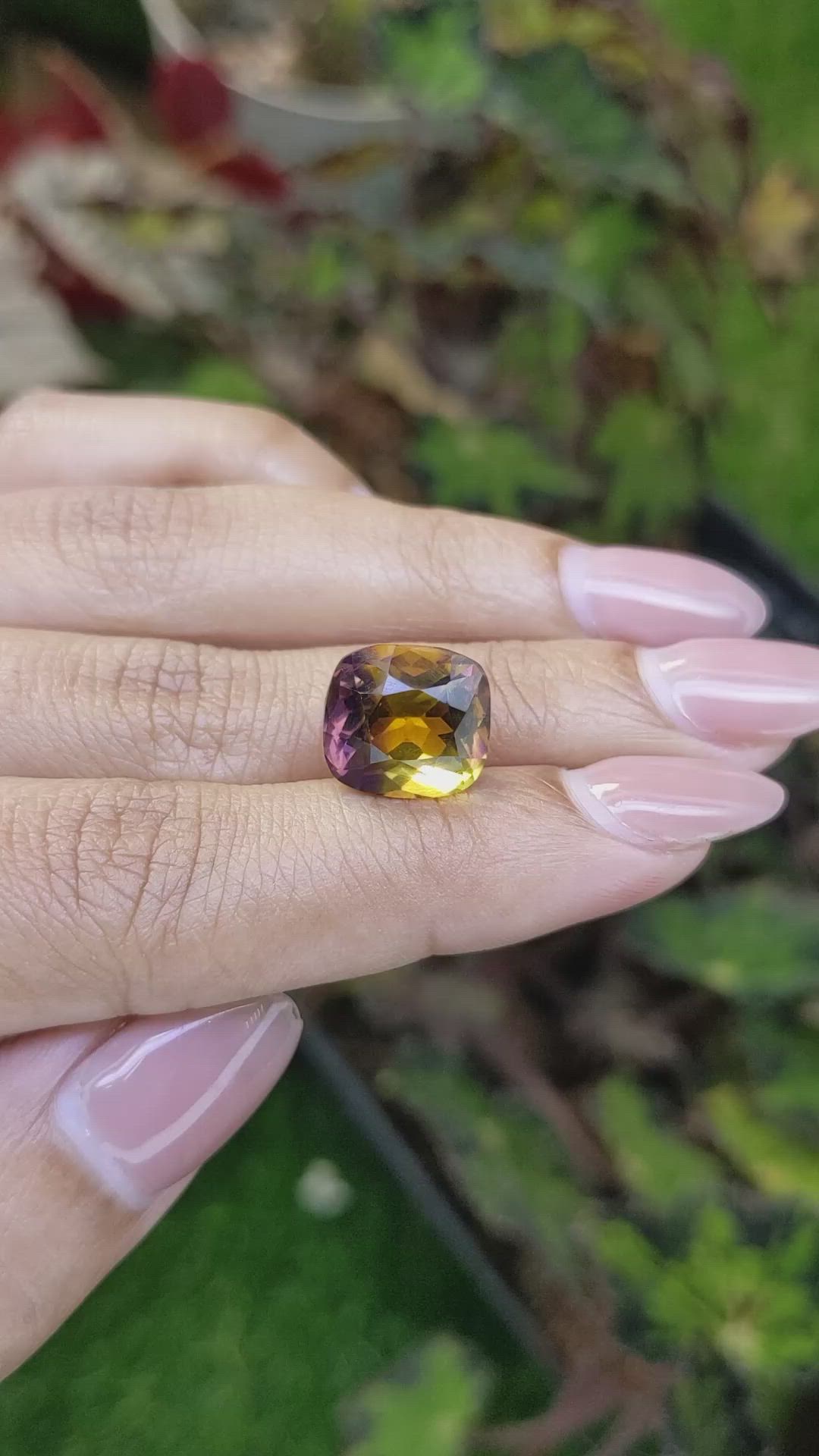 7.23 Ct. Bi Color Ametrine from Brazil Size Video
