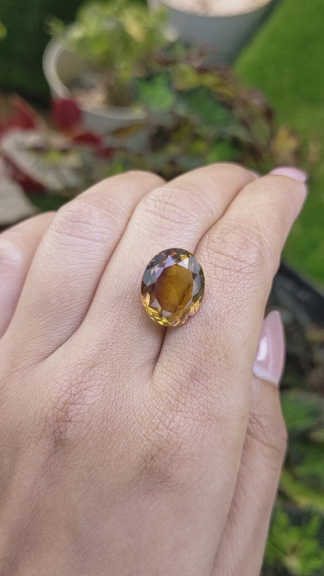 8.14 Ct. Bi Color Ametrine from Brazil Size Video