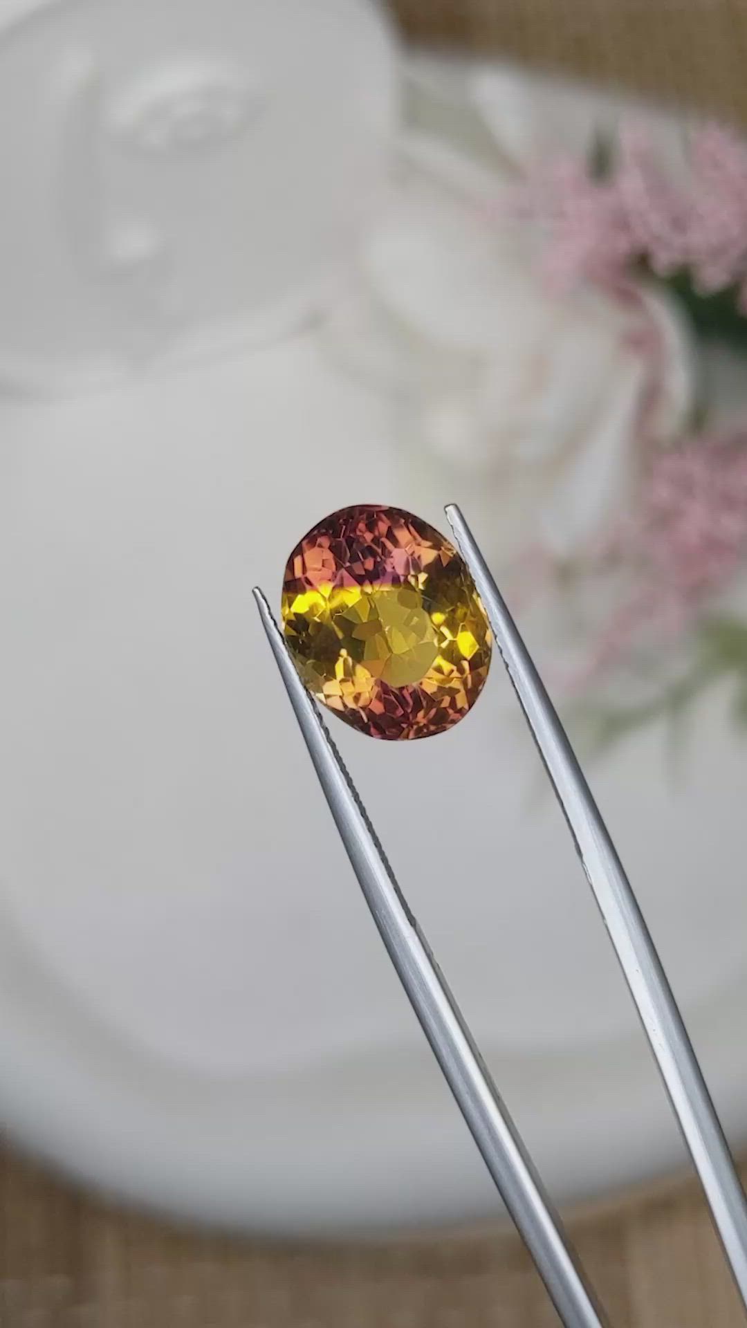 6.35 Ct. Bi Color Ametrine from Brazil Size Video