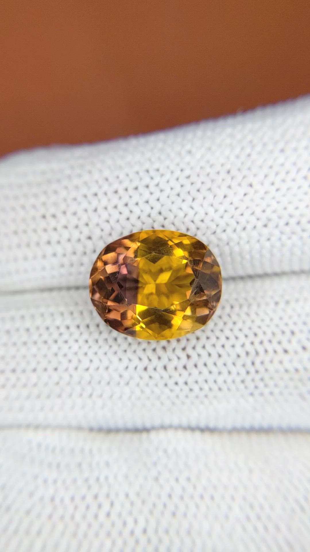 6.70 Ct. Bi Color Ametrine from Brazil Size Video