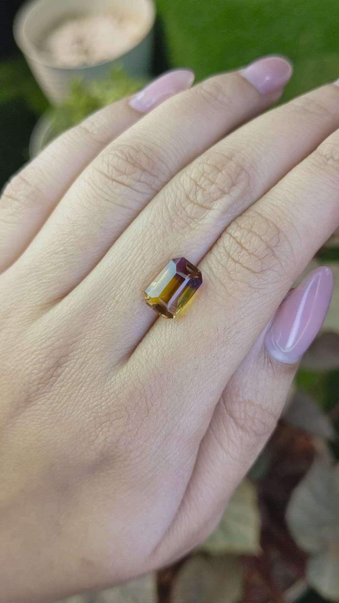 3.76 Ct. Bi Color Ametrine from Brazil Size Video