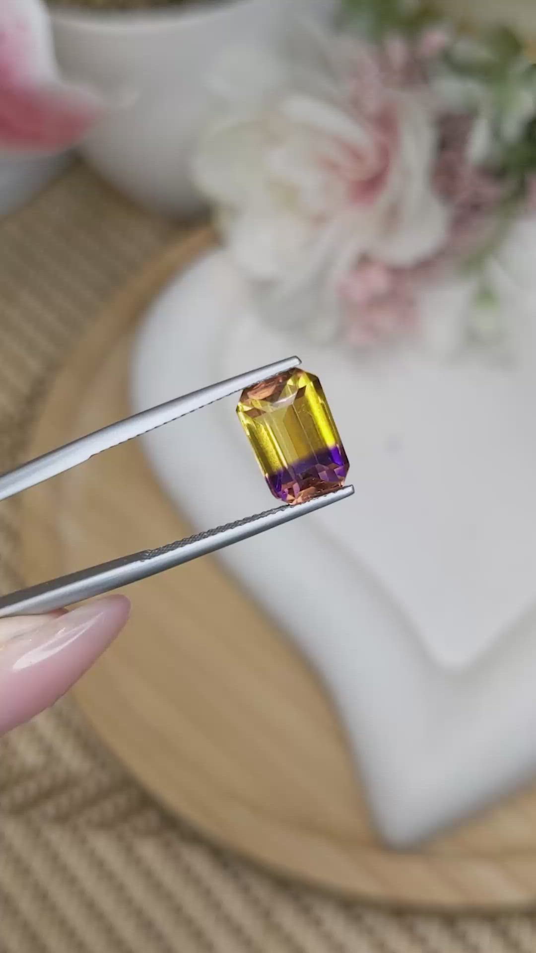 3.76 Ct. Bi Color Ametrine from Brazil Size Video