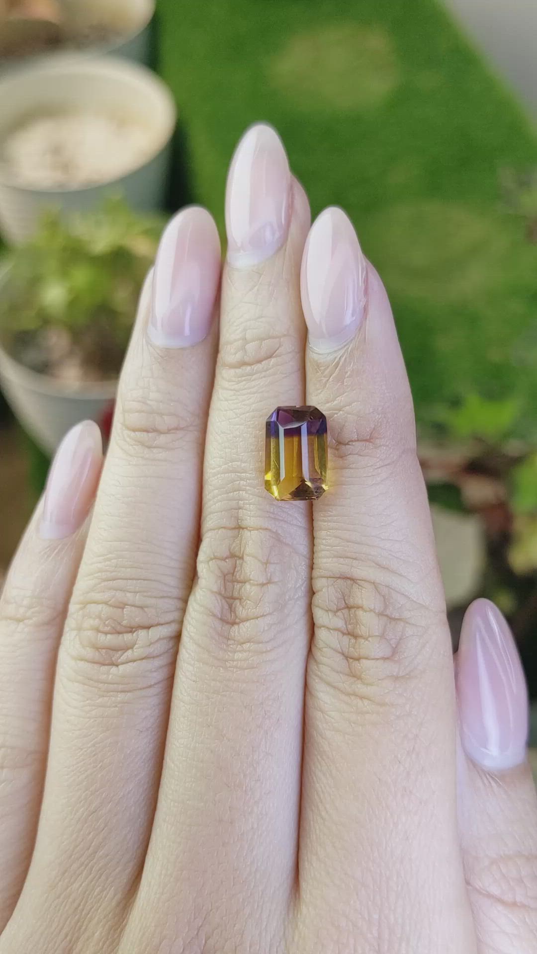 3.76 Ct. Bi Color Ametrine from Brazil Size Video