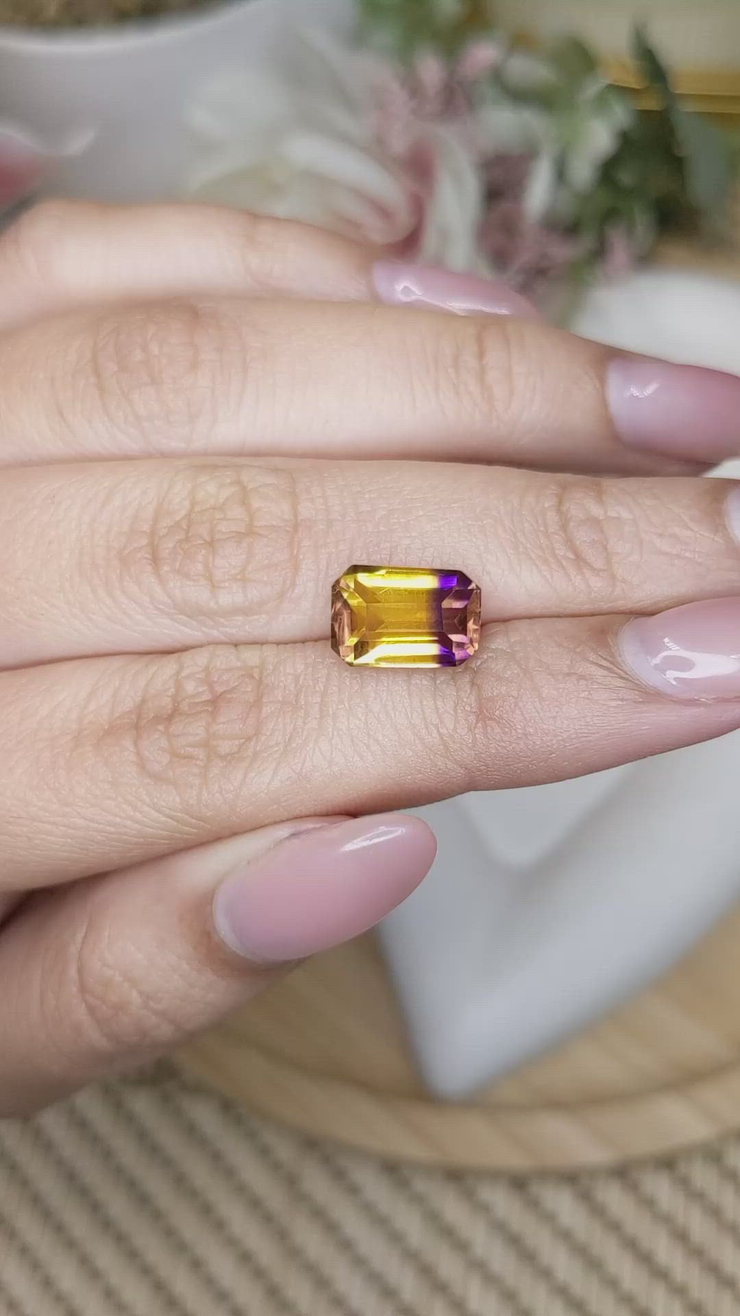 3.76 Ct. Bi Color Ametrine from Brazil Size Video