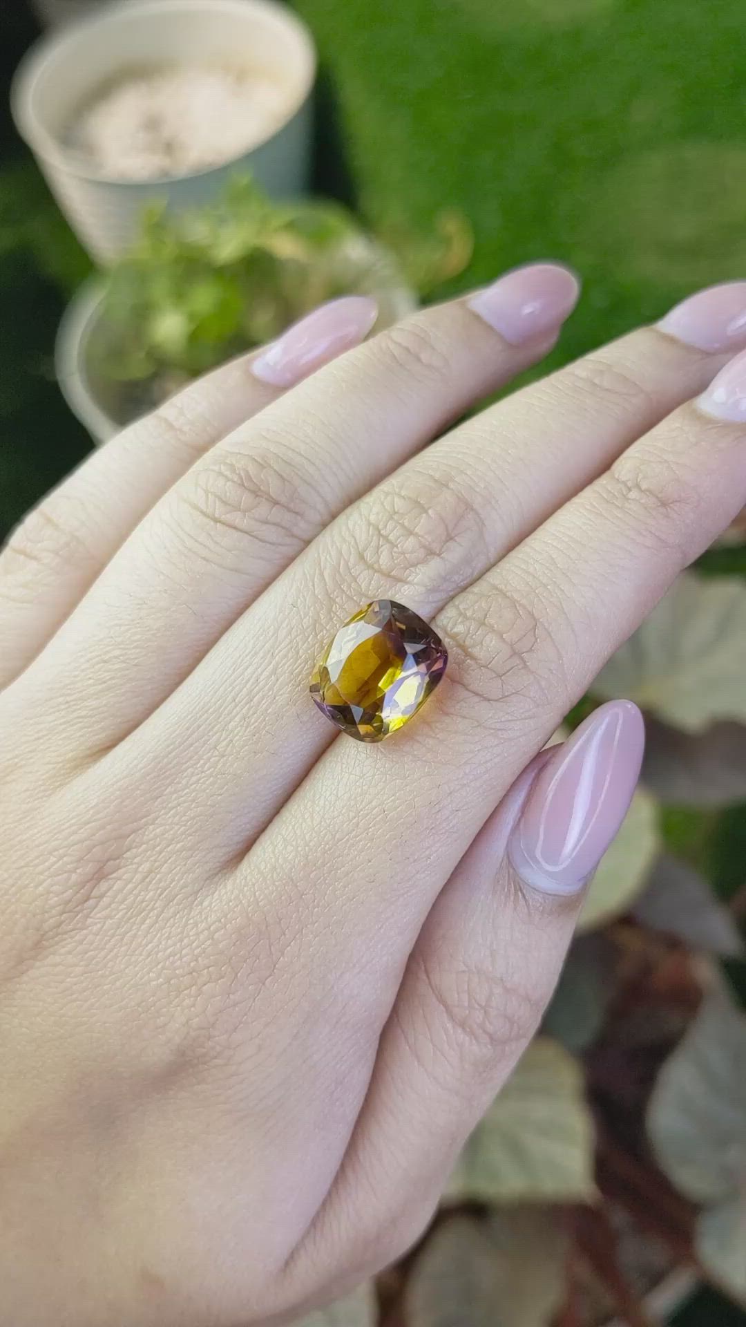 6.86 Ct. Bi Color Ametrine from Brazil Size Video