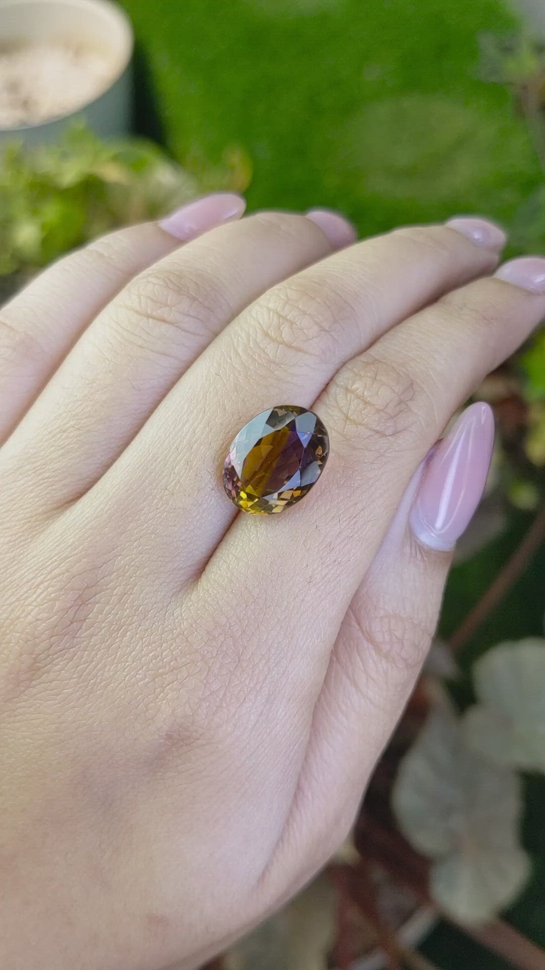 8.69 Ct. Bi Color Ametrine from Brazil Size Video