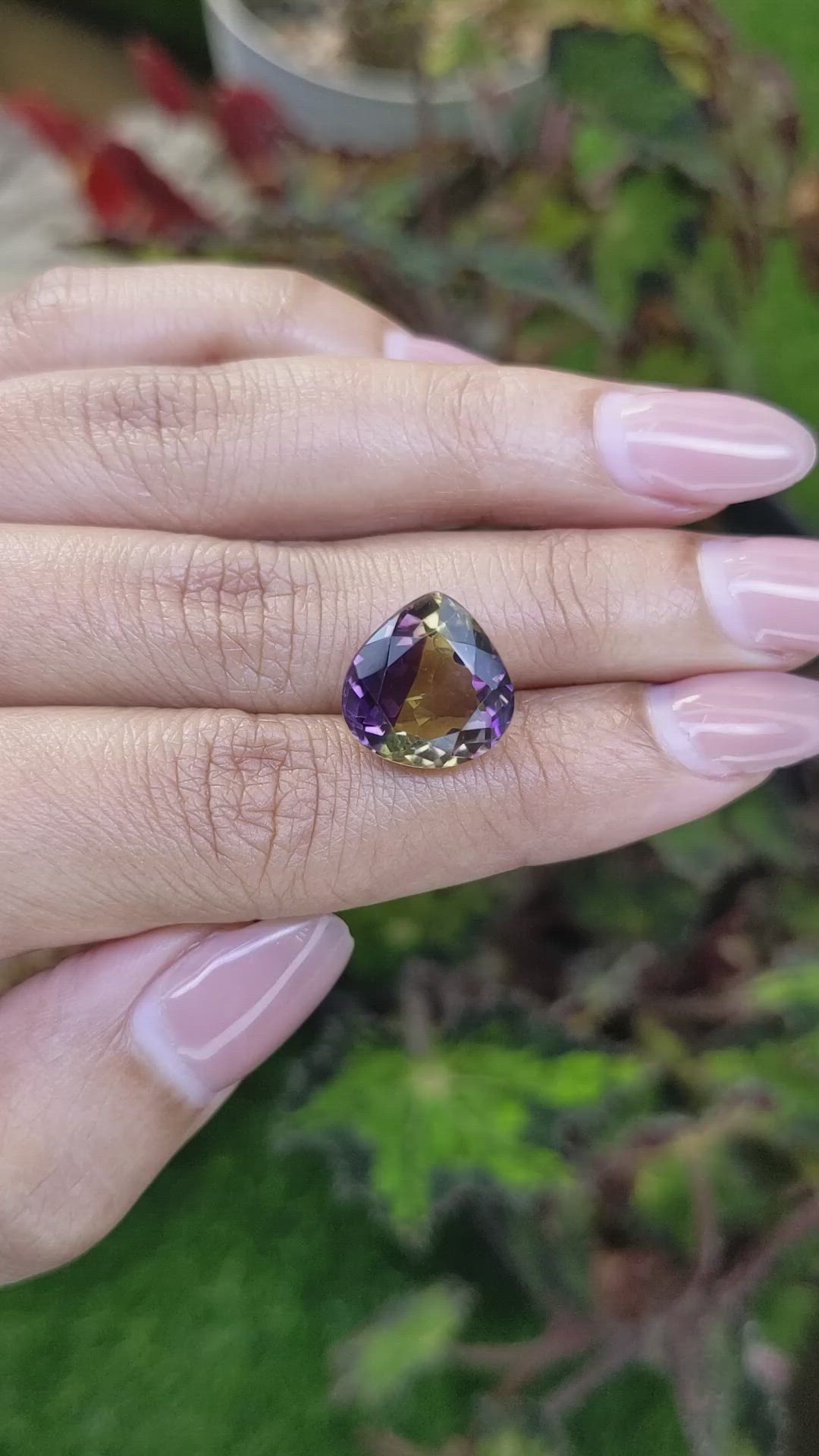 8.51 Ct. Bi Color Ametrine from Brazil Size Video