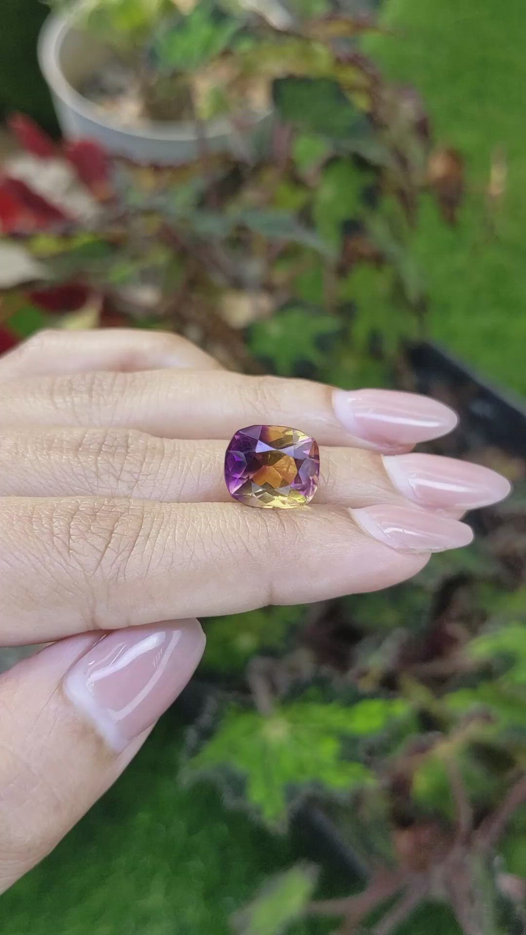 6.79 Ct. Bi Color Ametrine from Brazil Size Video