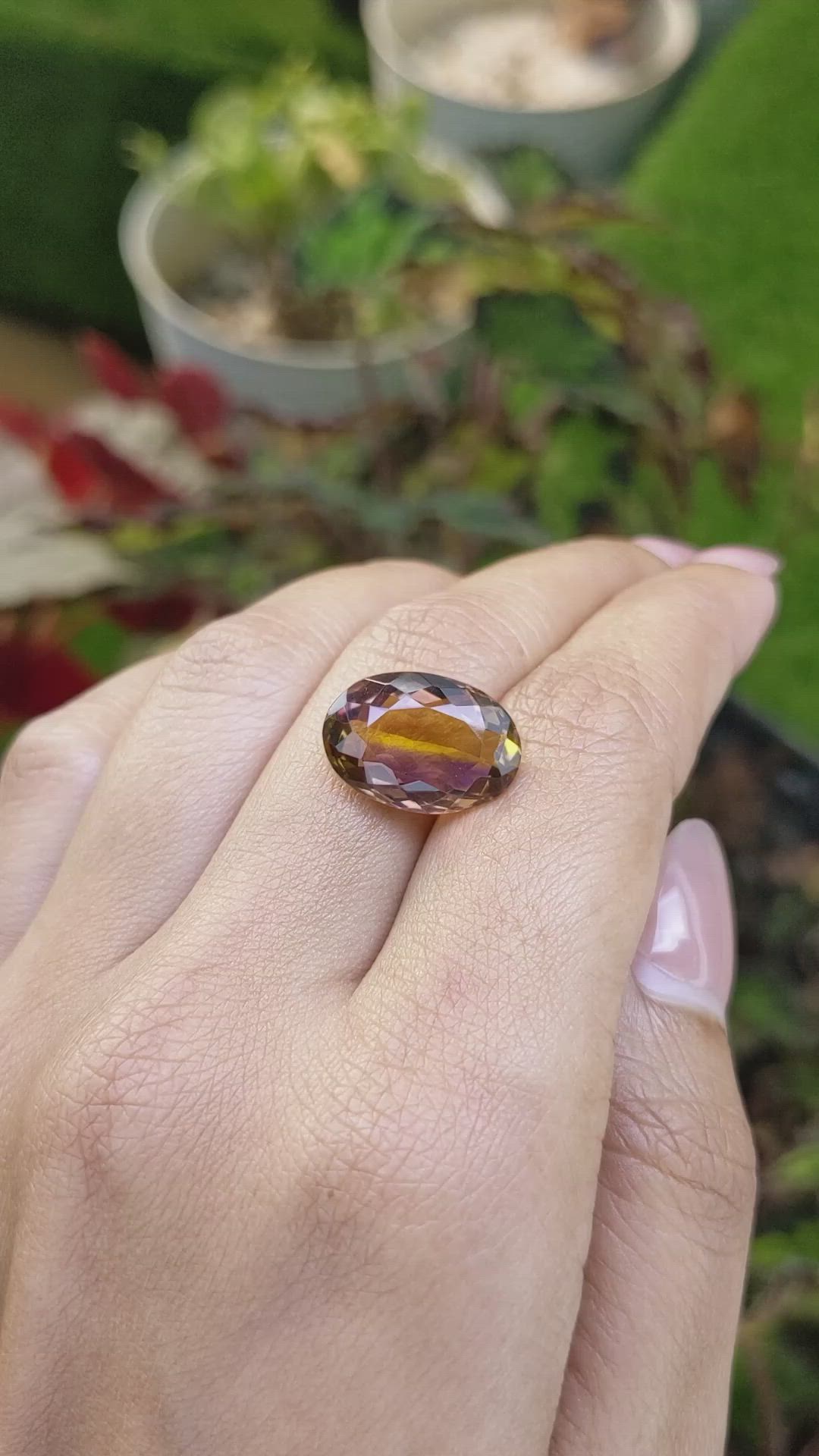 8.56 Ct. Bi Color Ametrine from Brazil Size Video