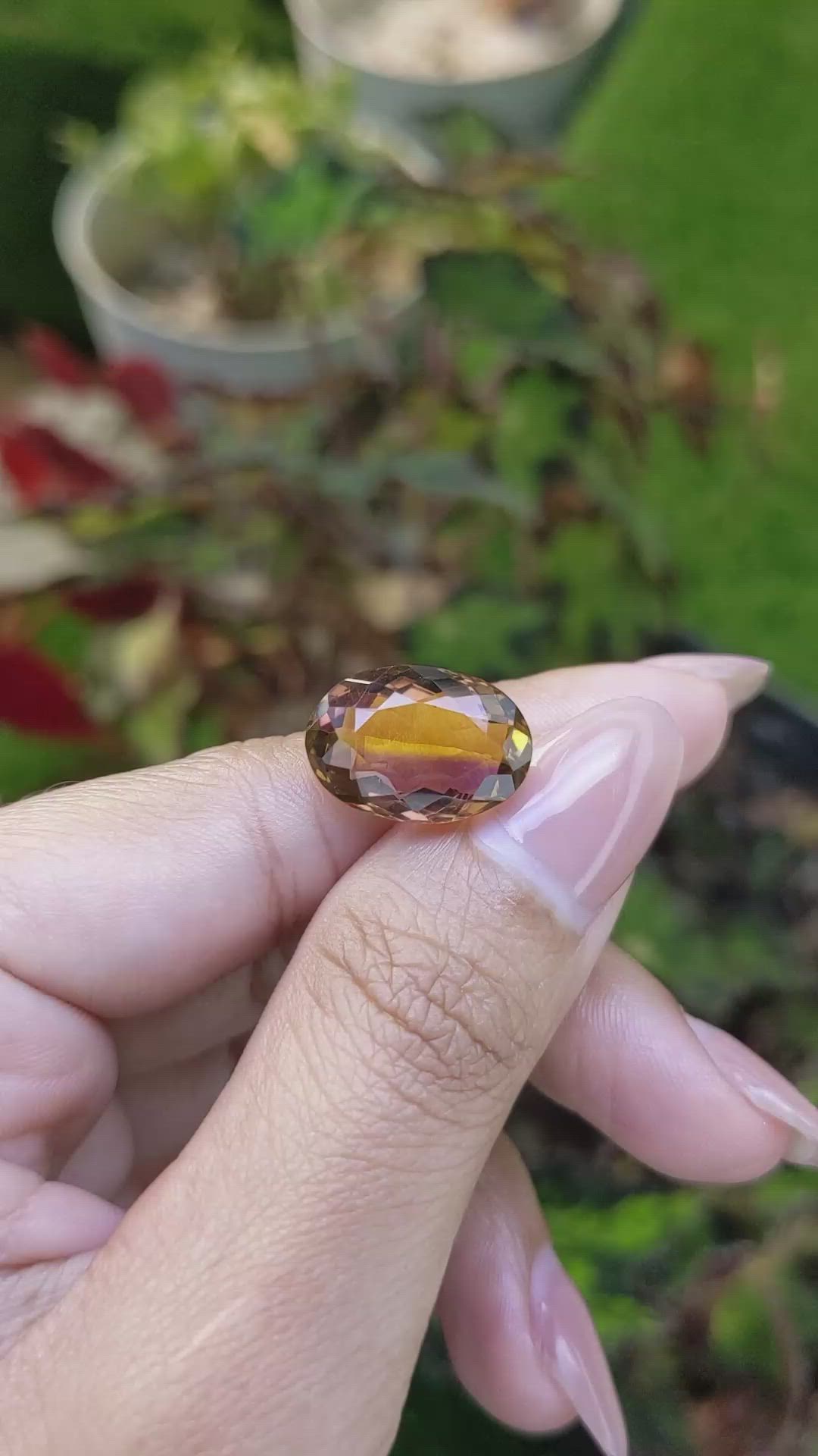 8.56 Ct. Bi Color Ametrine from Brazil Size Video