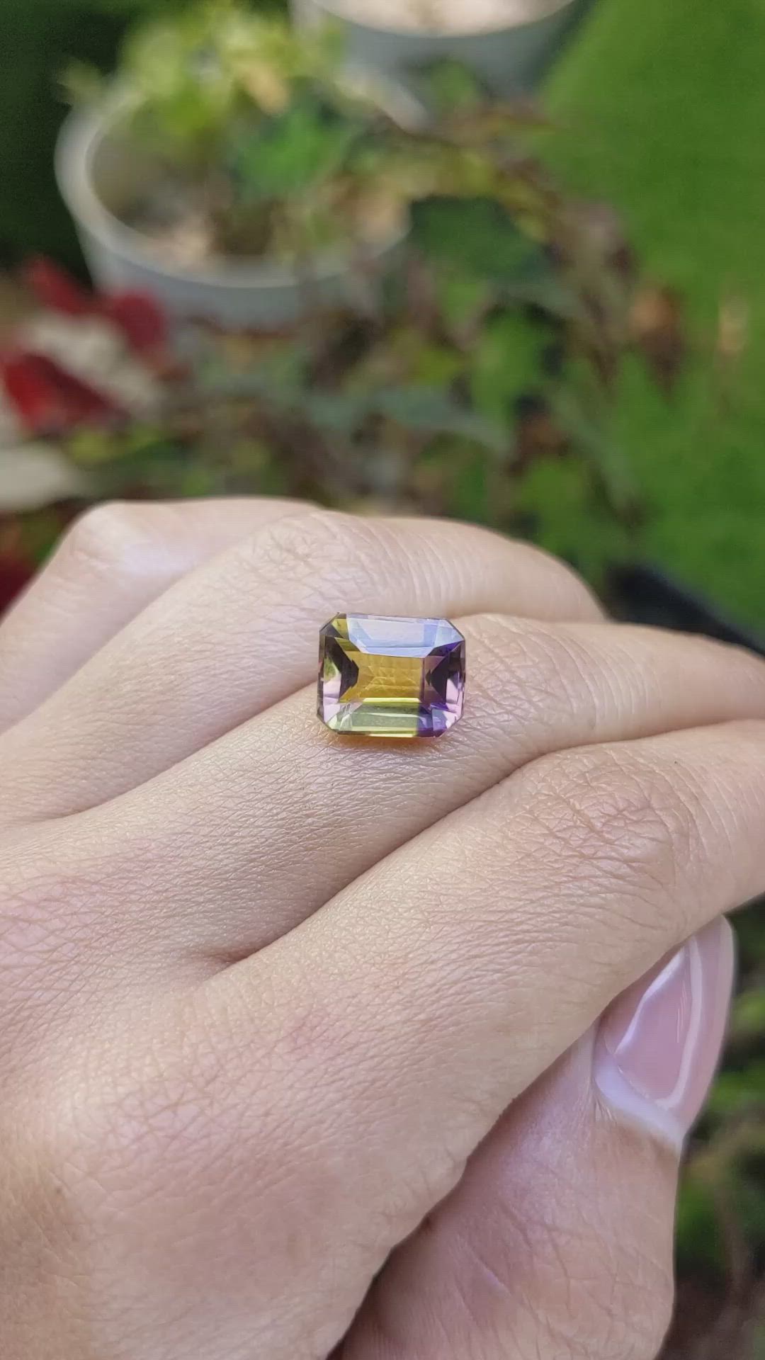 5.36 Ct. Bi Color Ametrine from Brazil Size Video