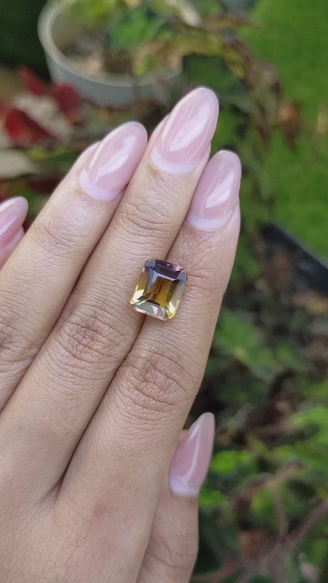 5.36 Ct. Bi Color Ametrine from Brazil Size Video
