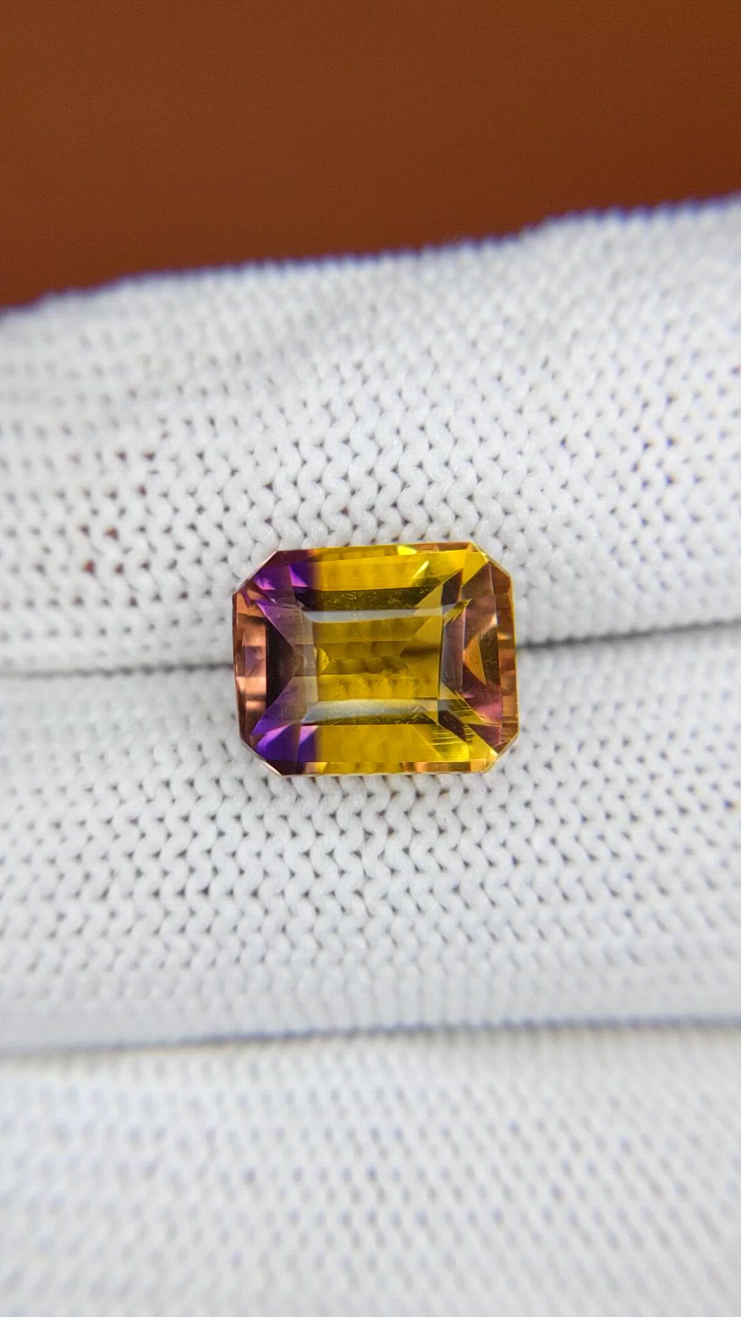 5.36 Ct. Bi Color Ametrine from Brazil Size Video
