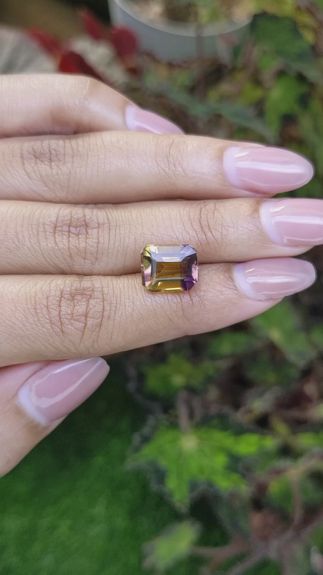 5.36 Ct. Bi Color Ametrine from Brazil Size Video