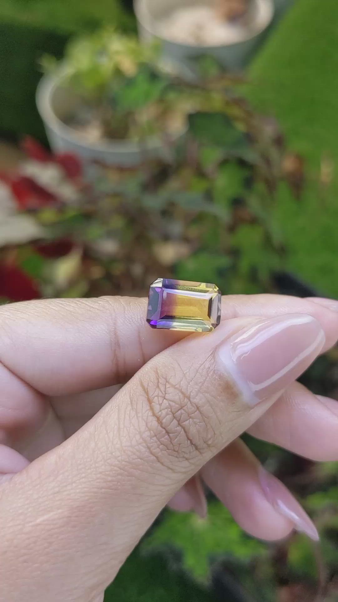5.08 Ct. Bi Color Ametrine from Brazil Size Video