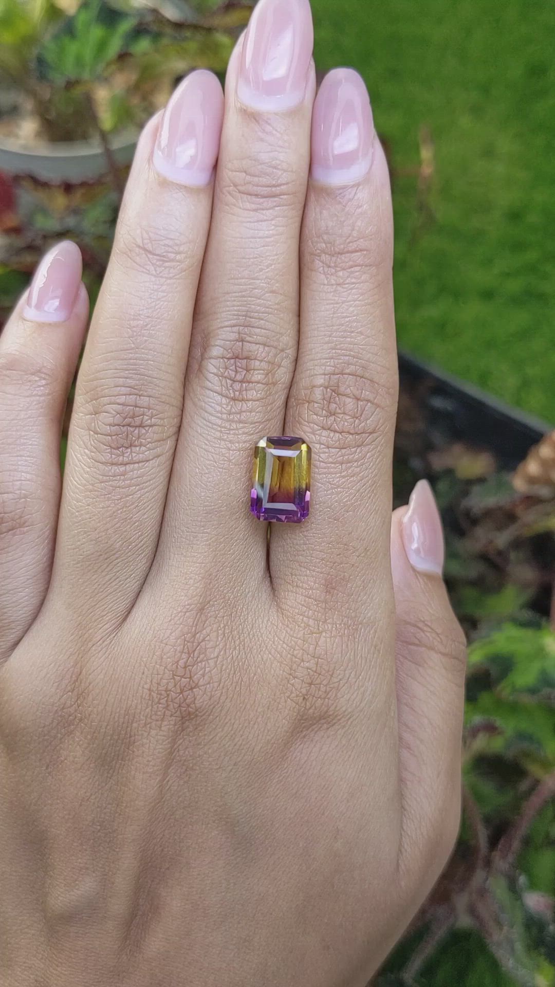 5.08 Ct. Bi Color Ametrine from Brazil Size Video