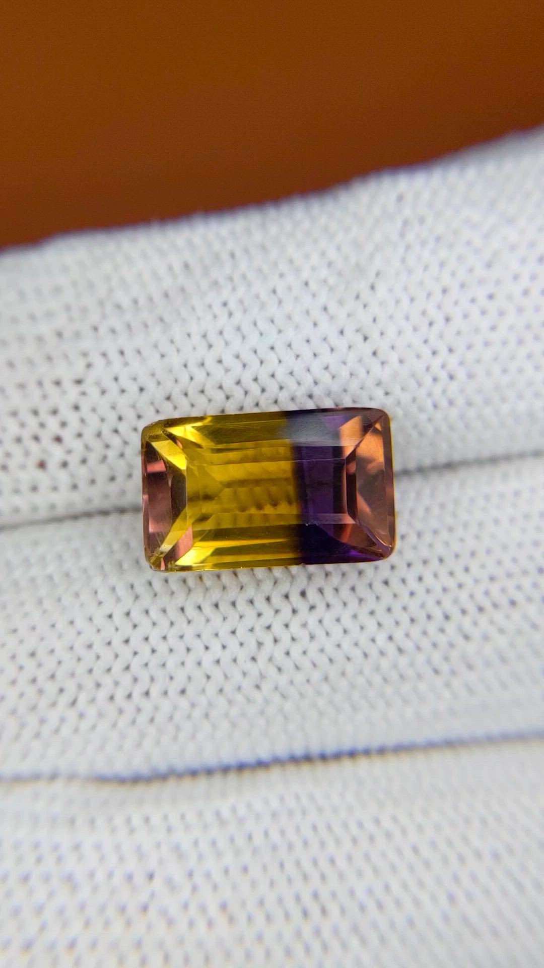 6.19 Ct. Bi Color Ametrine from Brazil Size Video