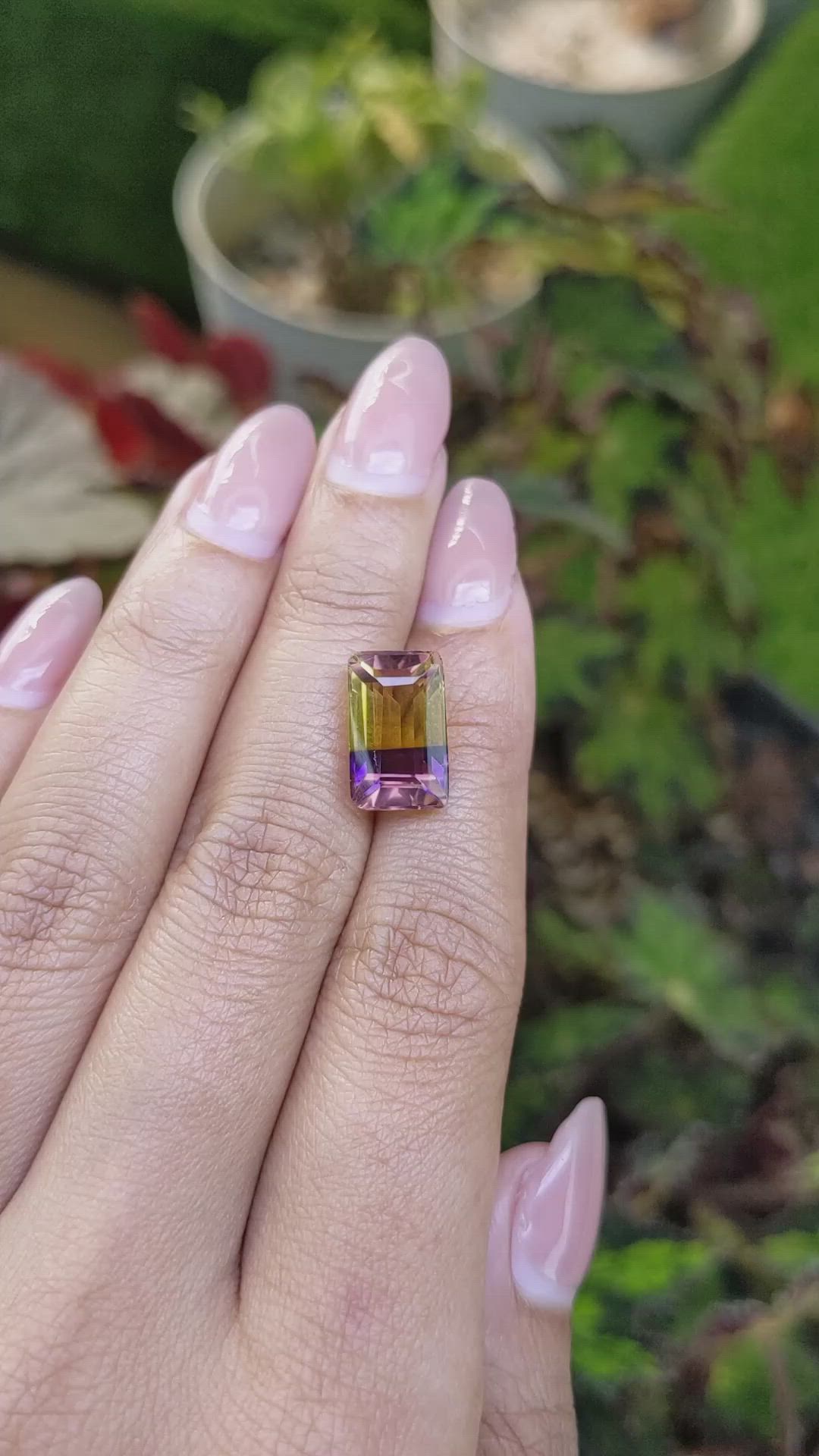 6.19 Ct. Bi Color Ametrine from Brazil Size Video