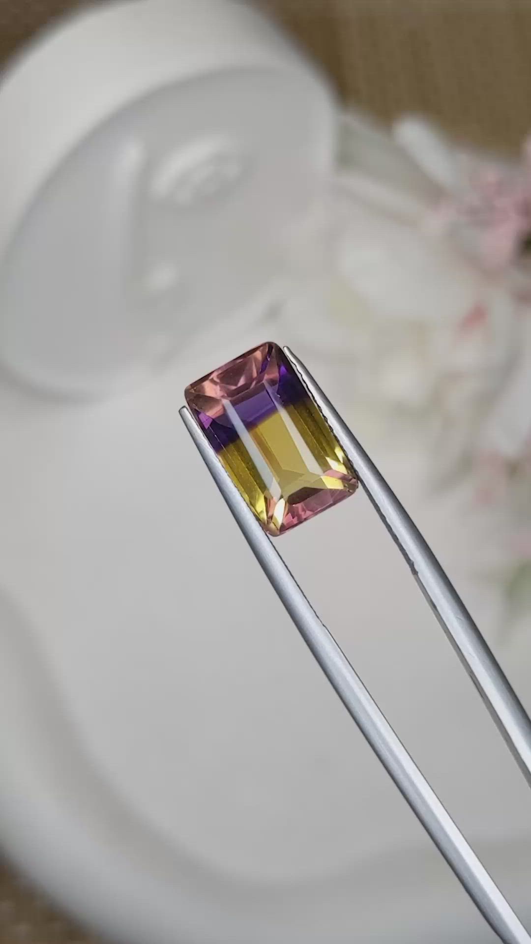 6.19 Ct. Bi Color Ametrine from Brazil Size Video
