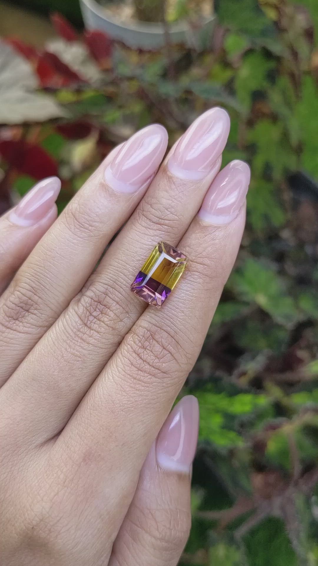 6.19 Ct. Bi Color Ametrine from Brazil Size Video