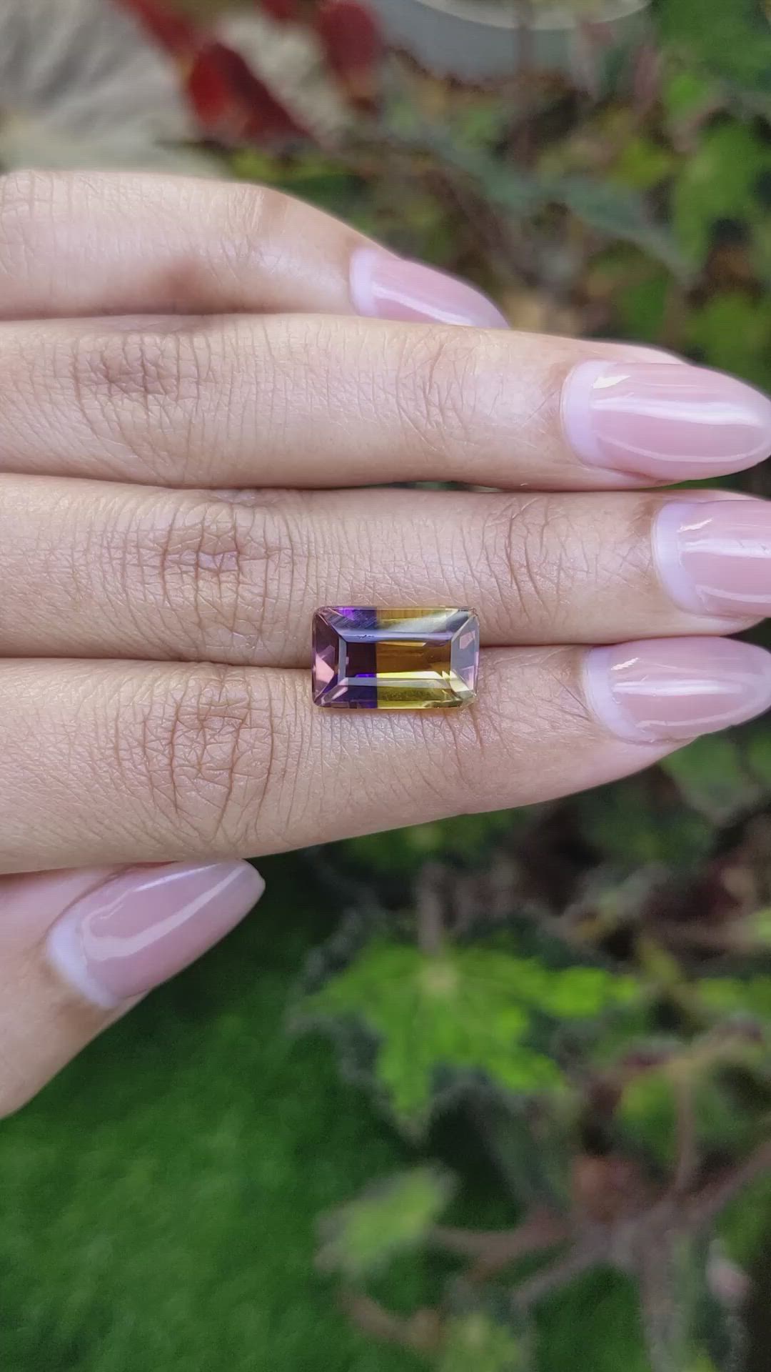 6.19 Ct. Bi Color Ametrine from Brazil Size Video
