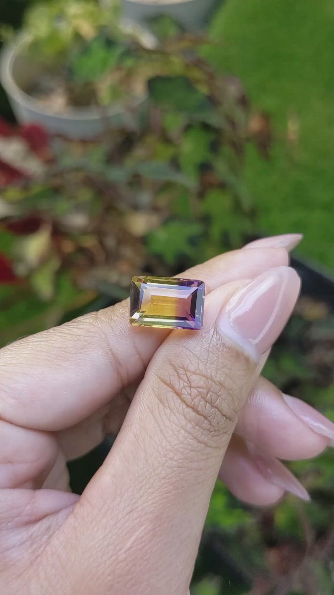 6.02 Ct. Bi Color Ametrine from Brazil Size Video
