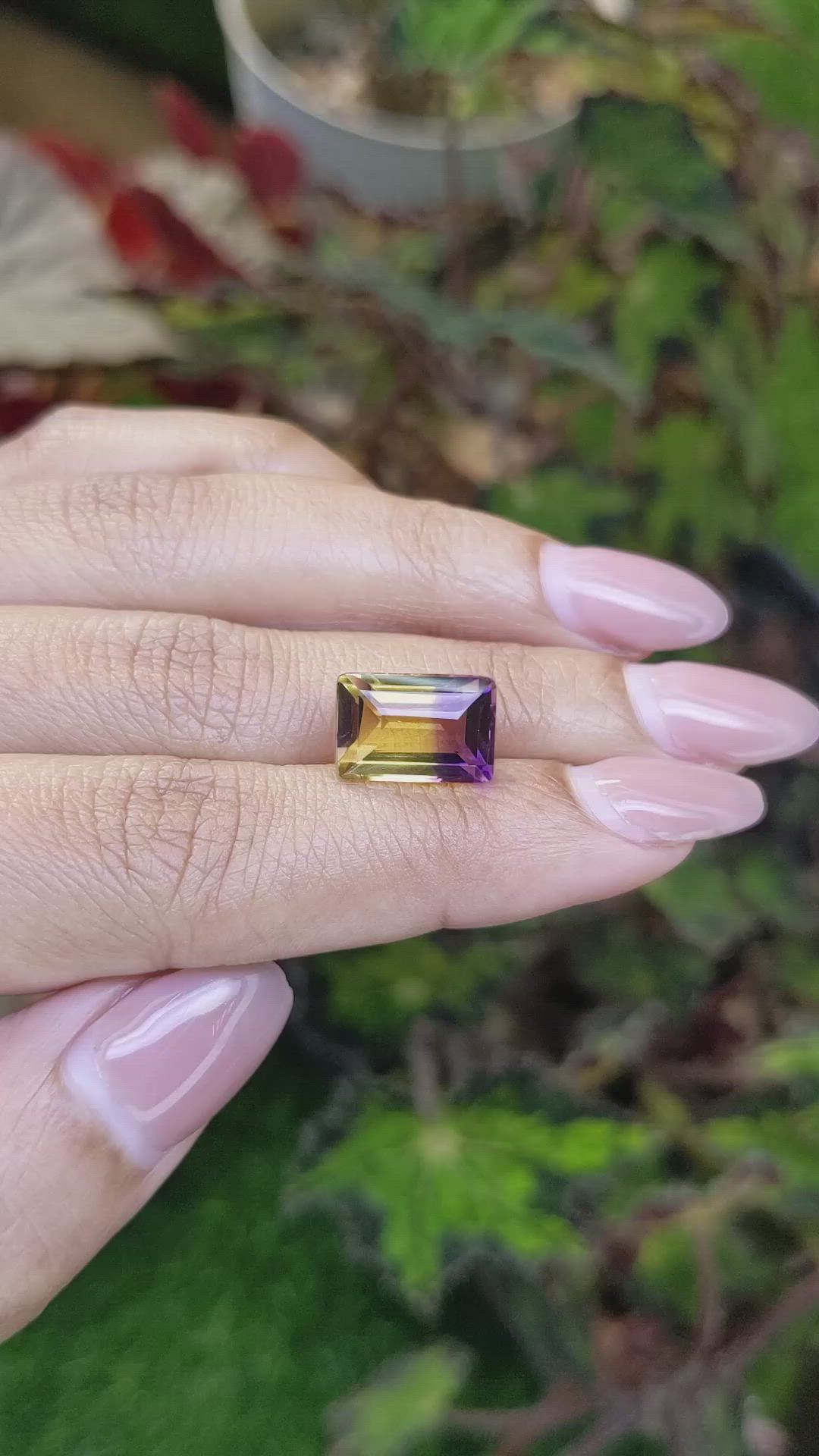 6.02 Ct. Bi Color Ametrine from Brazil Size Video
