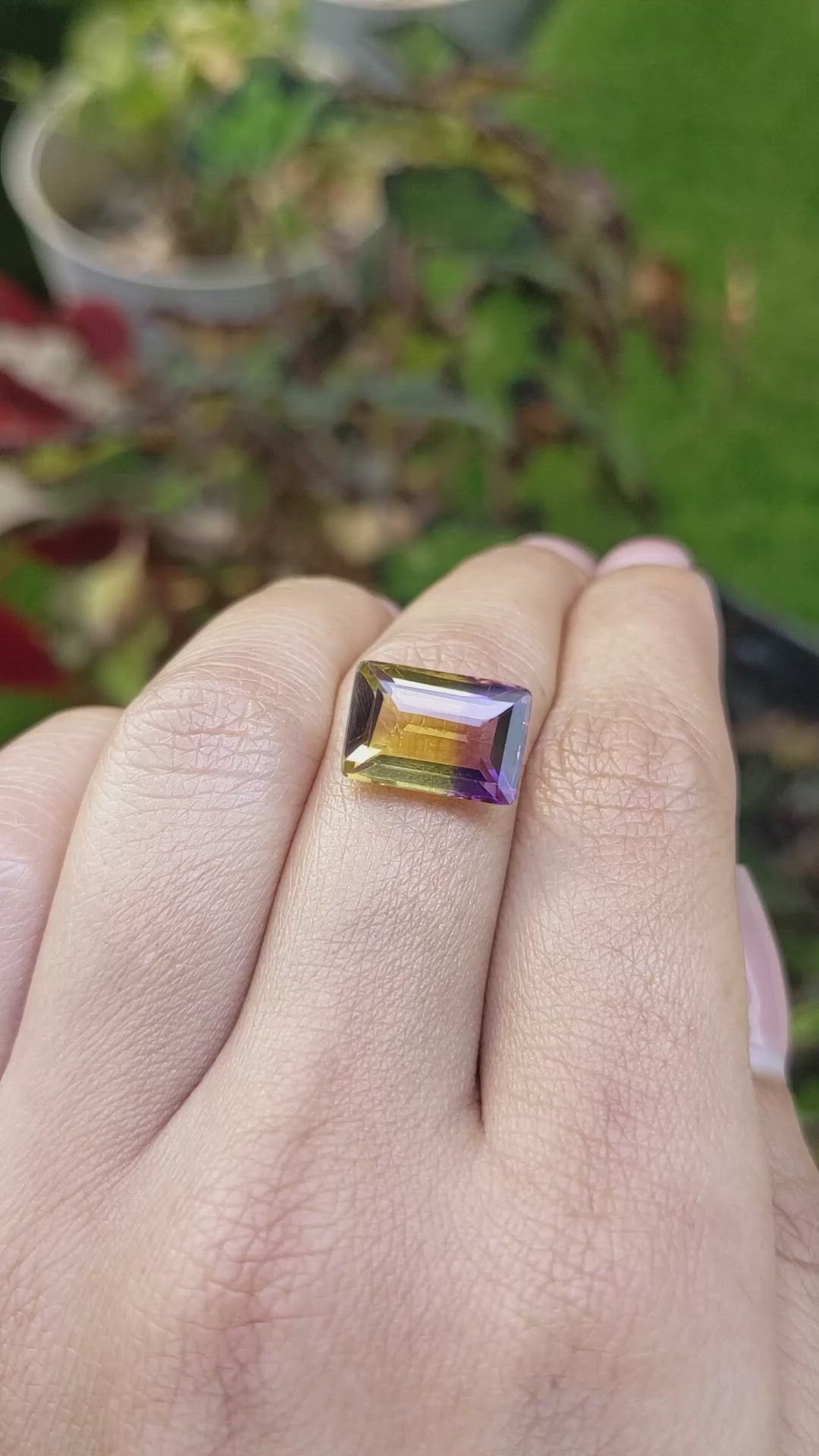 6.02 Ct. Bi Color Ametrine from Brazil Size Video