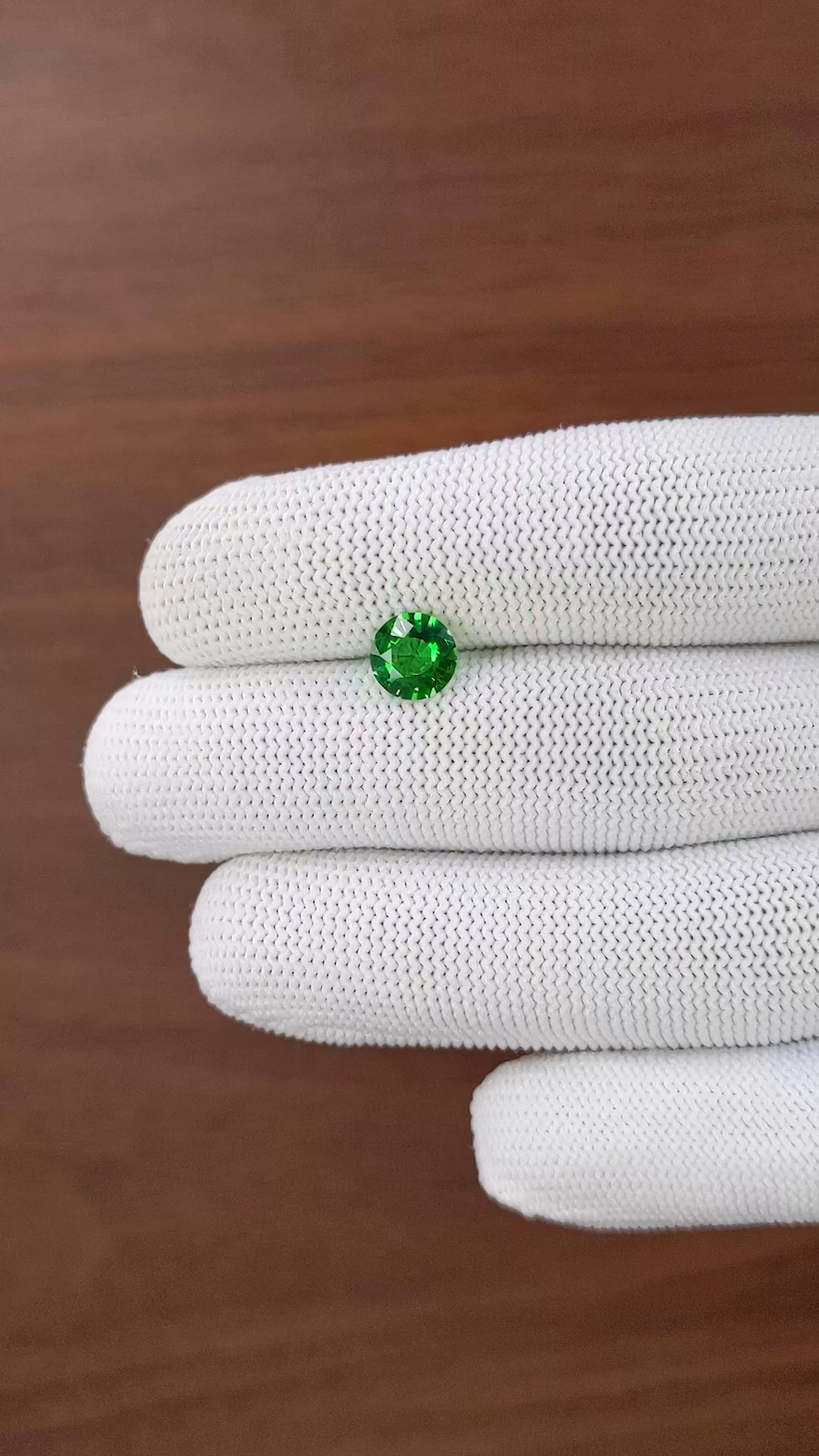 1.28 Ct. Green Tourmaline from Tanzania Size Video
