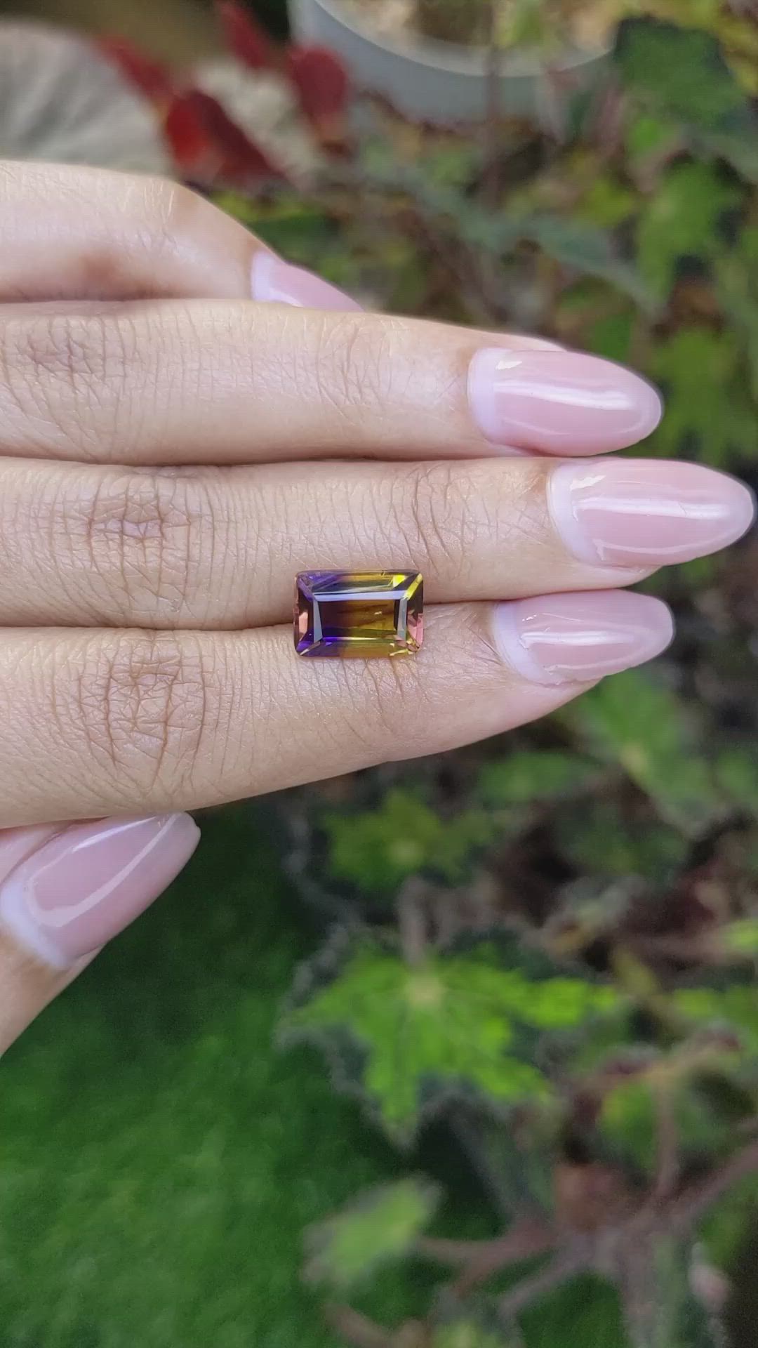 3.81 Ct. Bi Color Ametrine from Brazil Size Video