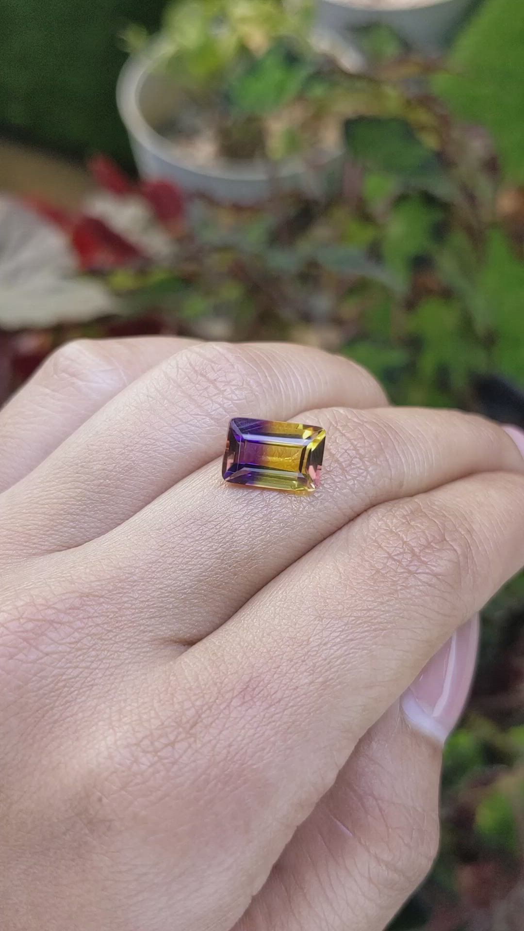 3.81 Ct. Bi Color Ametrine from Brazil Size Video