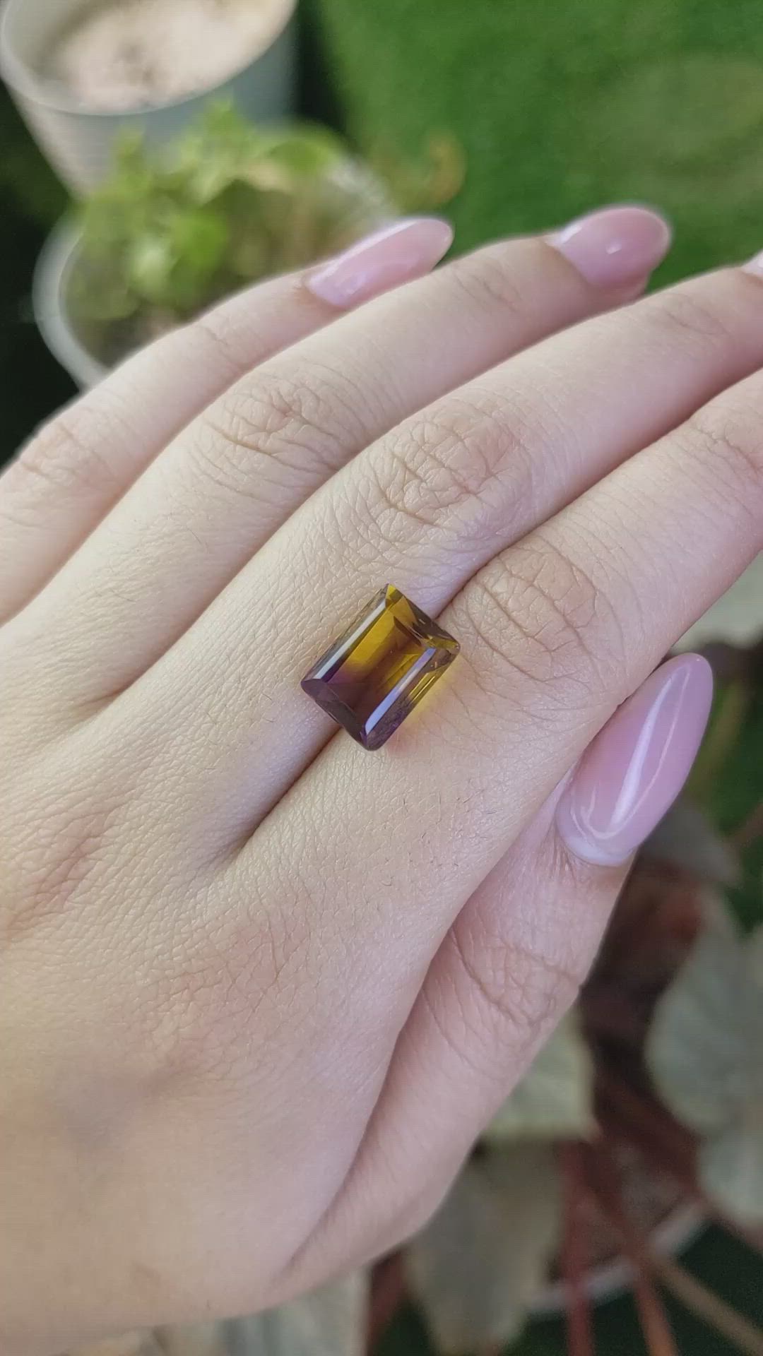 5.27 Ct. Bi Color Ametrine from Brazil Size Video