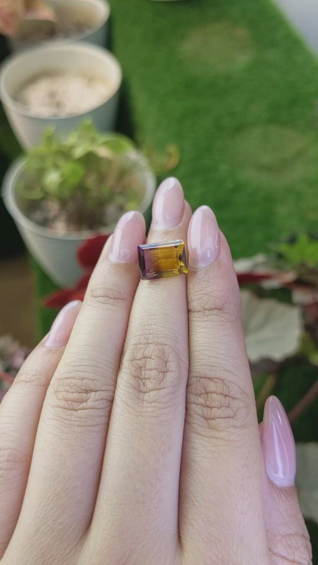 5.27 Ct. Bi Color Ametrine from Brazil Size Video