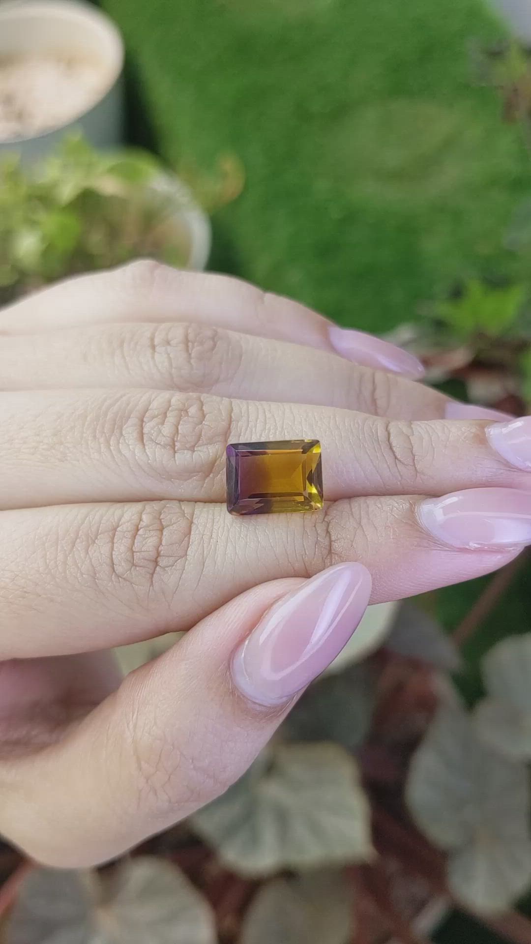 5.27 Ct. Bi Color Ametrine from Brazil Size Video
