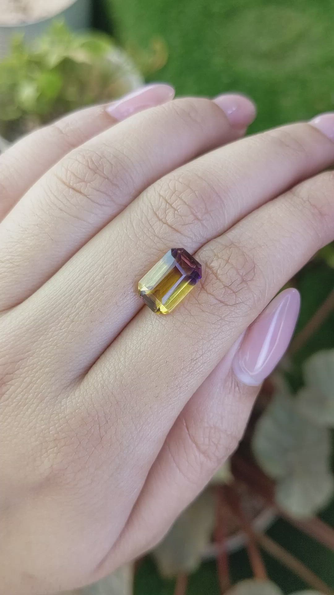 3.69 Ct. Bi Color Ametrine from Brazil Size Video