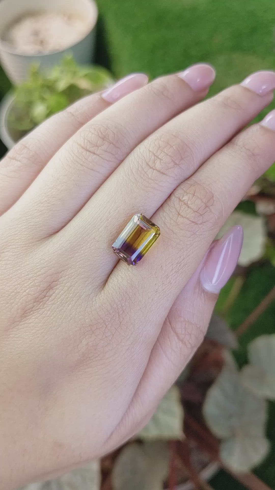 5.56 Ct. Bi Color Ametrine from Brazil Size Video