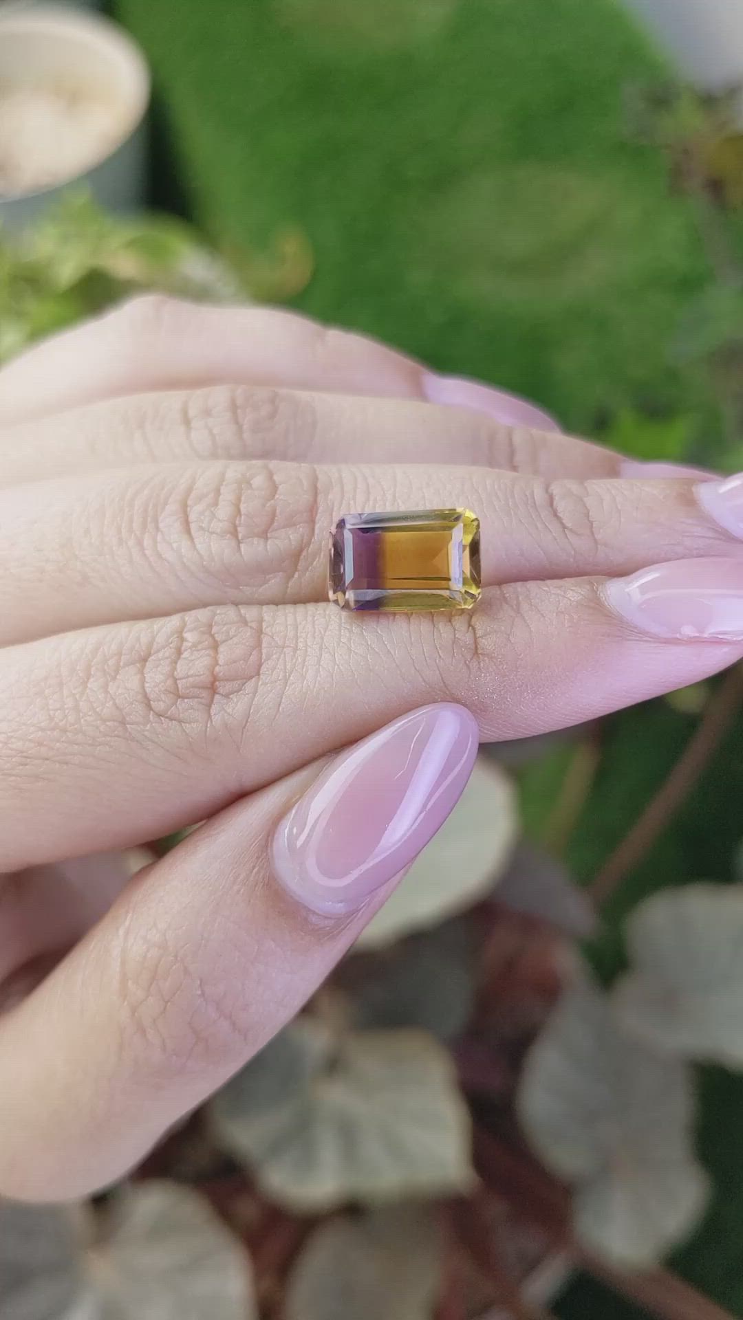 5.56 Ct. Bi Color Ametrine from Brazil Size Video