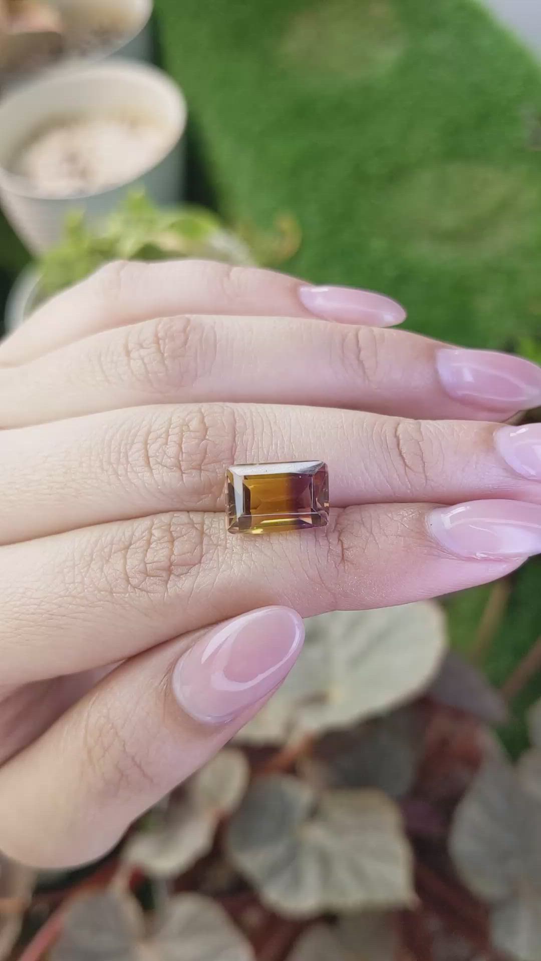 6.06 Ct. Bi Color Ametrine from Brazil Size Video