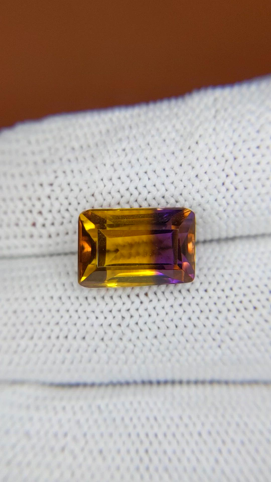 6.06 Ct. Bi Color Ametrine from Brazil Size Video