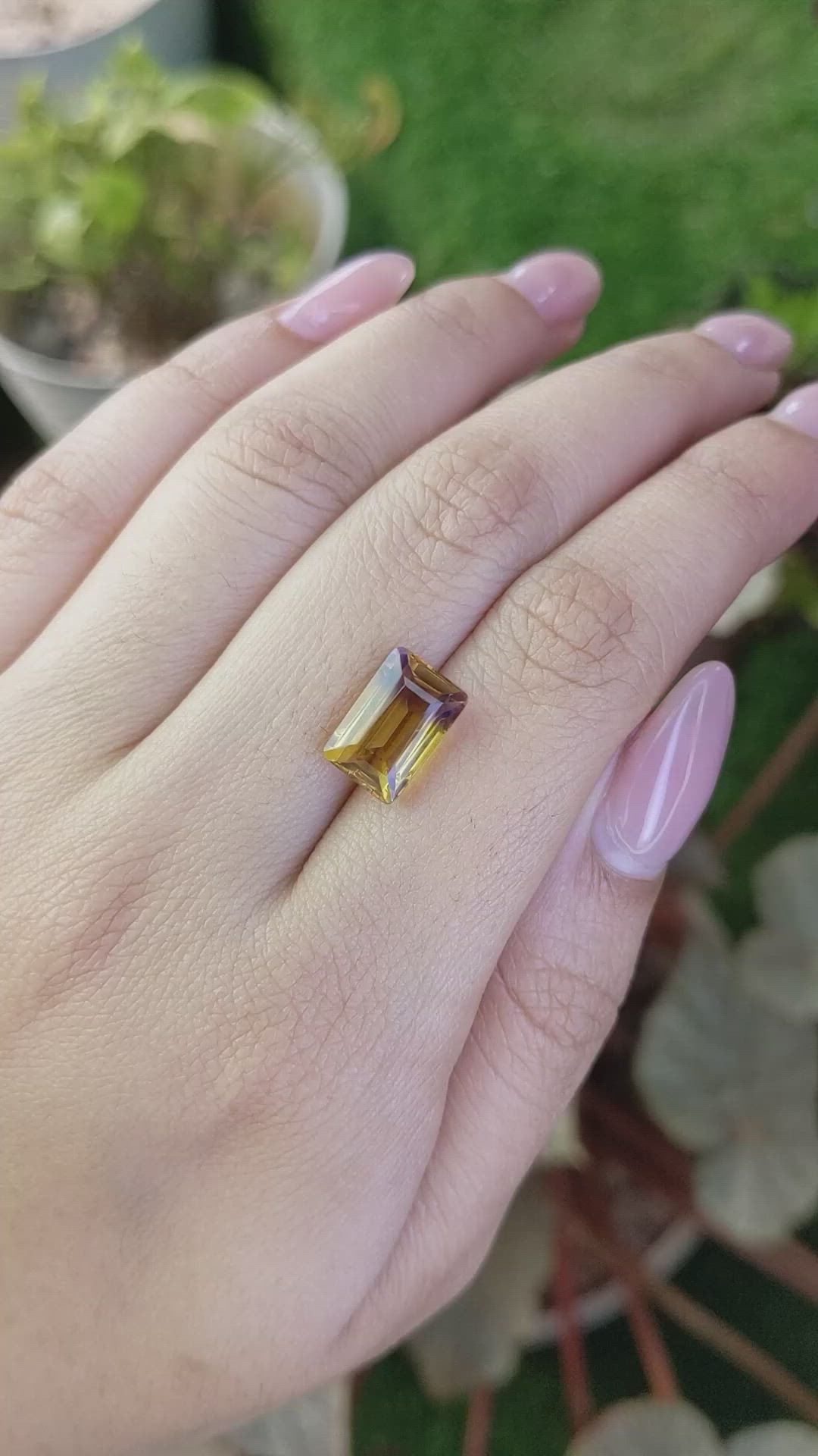 4.20 Ct. Bi Color Ametrine from Brazil Size Video