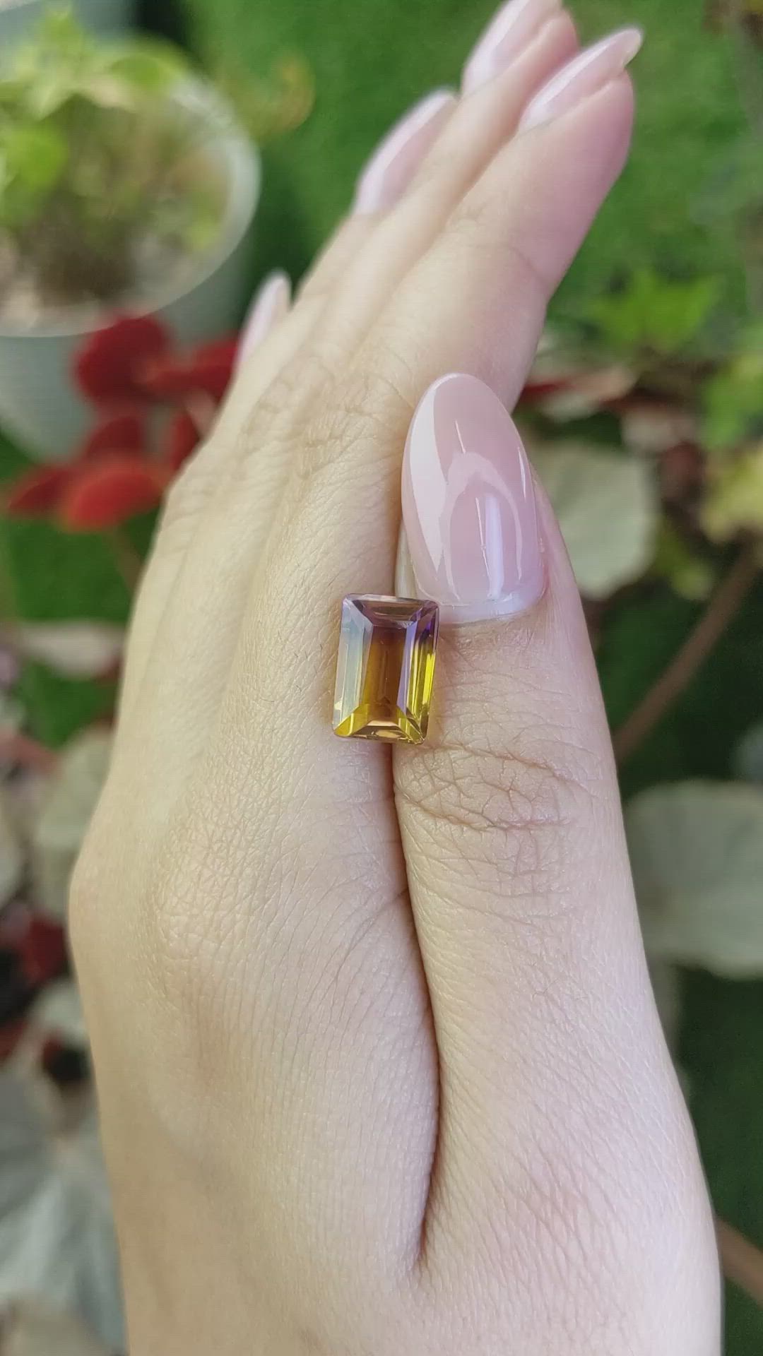 4.20 Ct. Bi Color Ametrine from Brazil Size Video